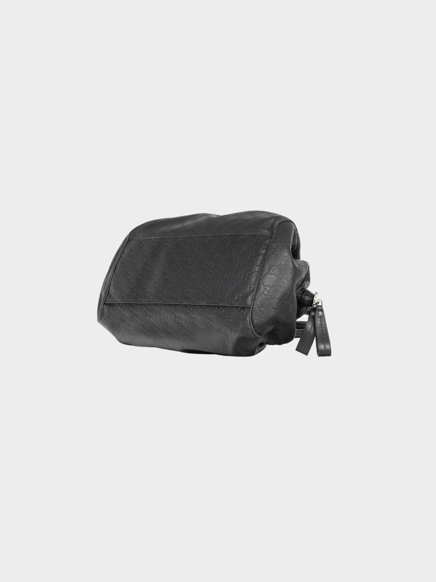 Gucci 2011 Sukey Black Guccissima Leather Boston Bag