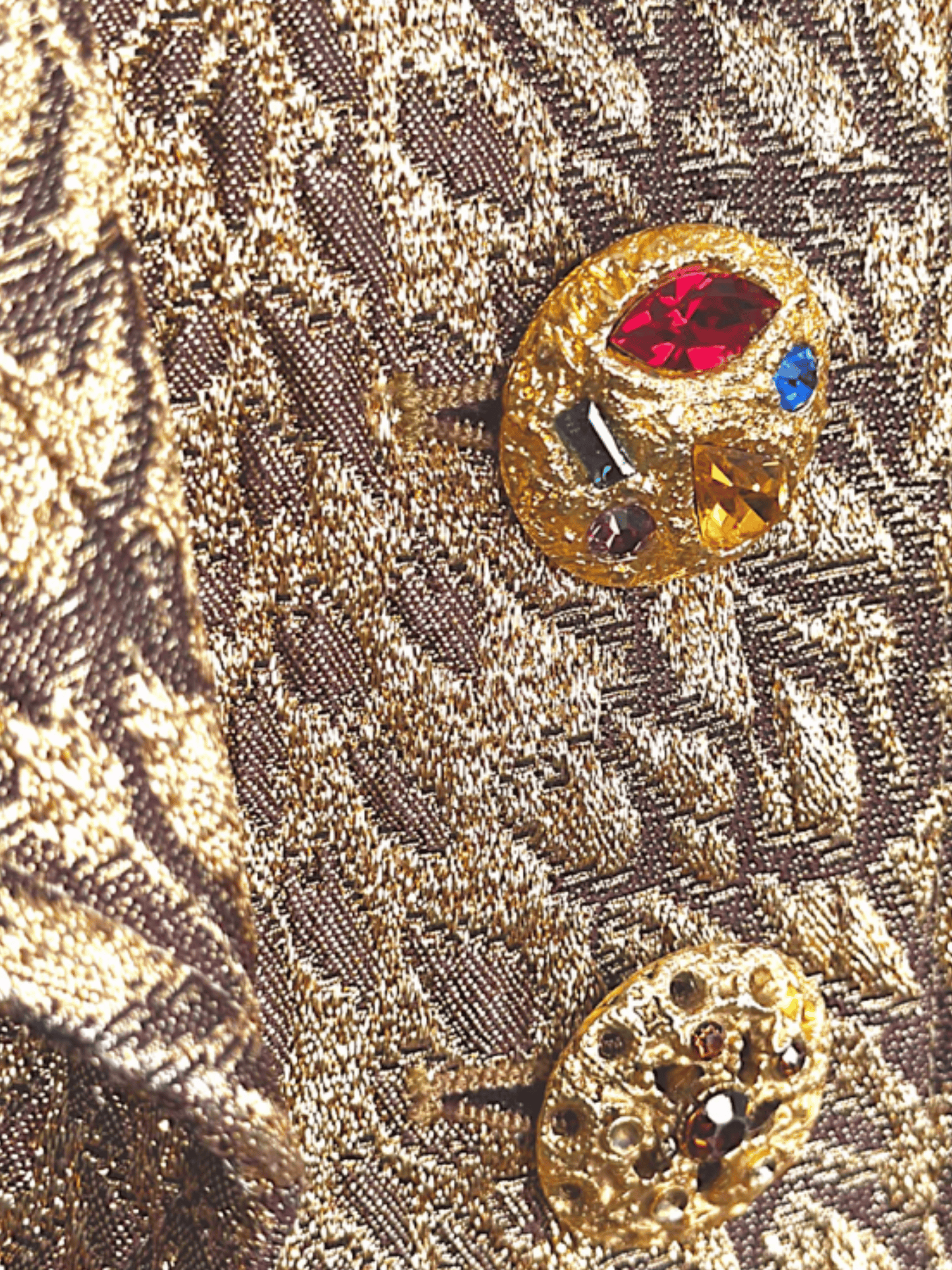 Christian Lacroix 1990s Gold Baroque Brocade Jacket