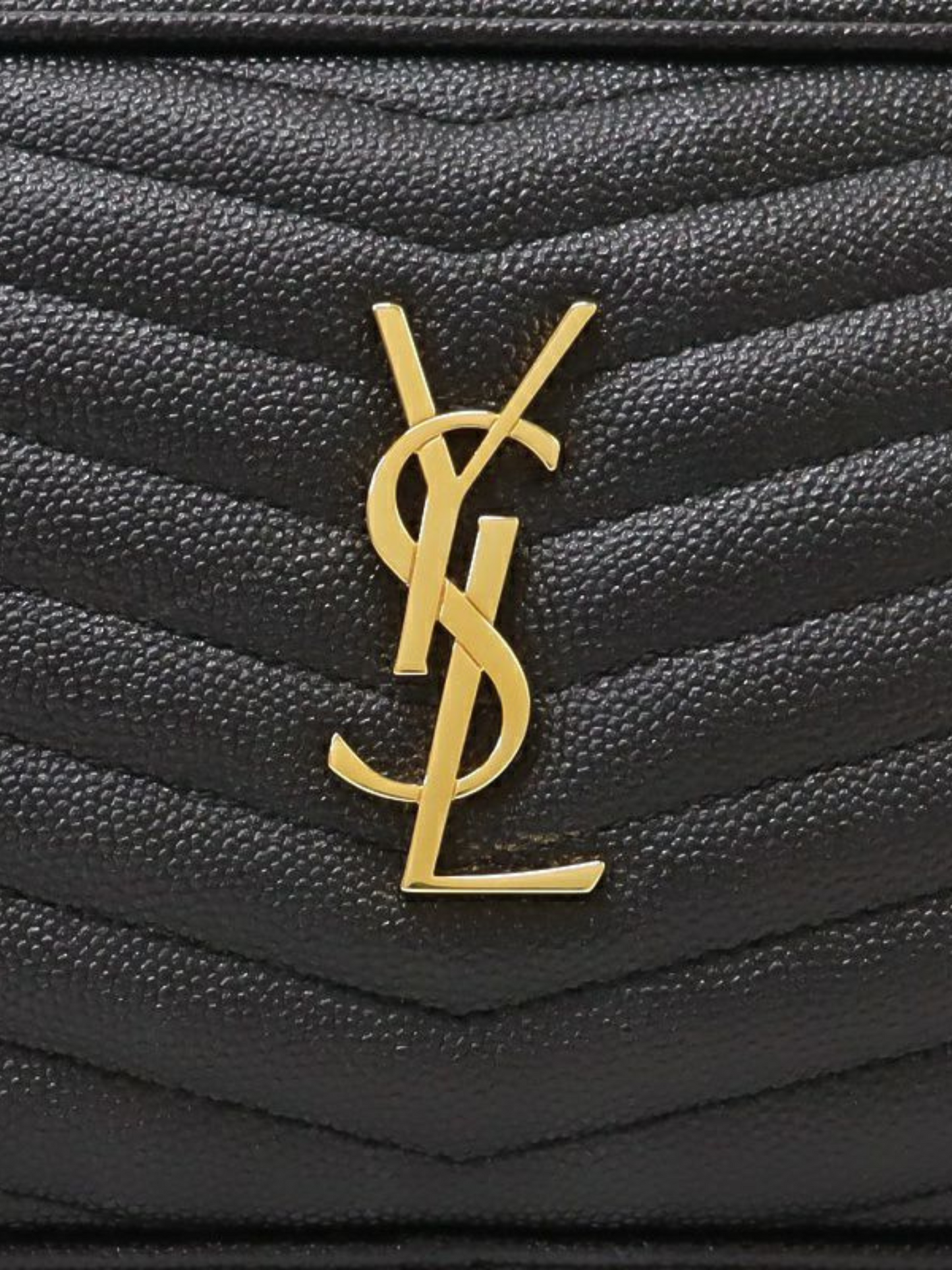 Yves Saint Laurent 2000s Black Leather Lou Mini Bag