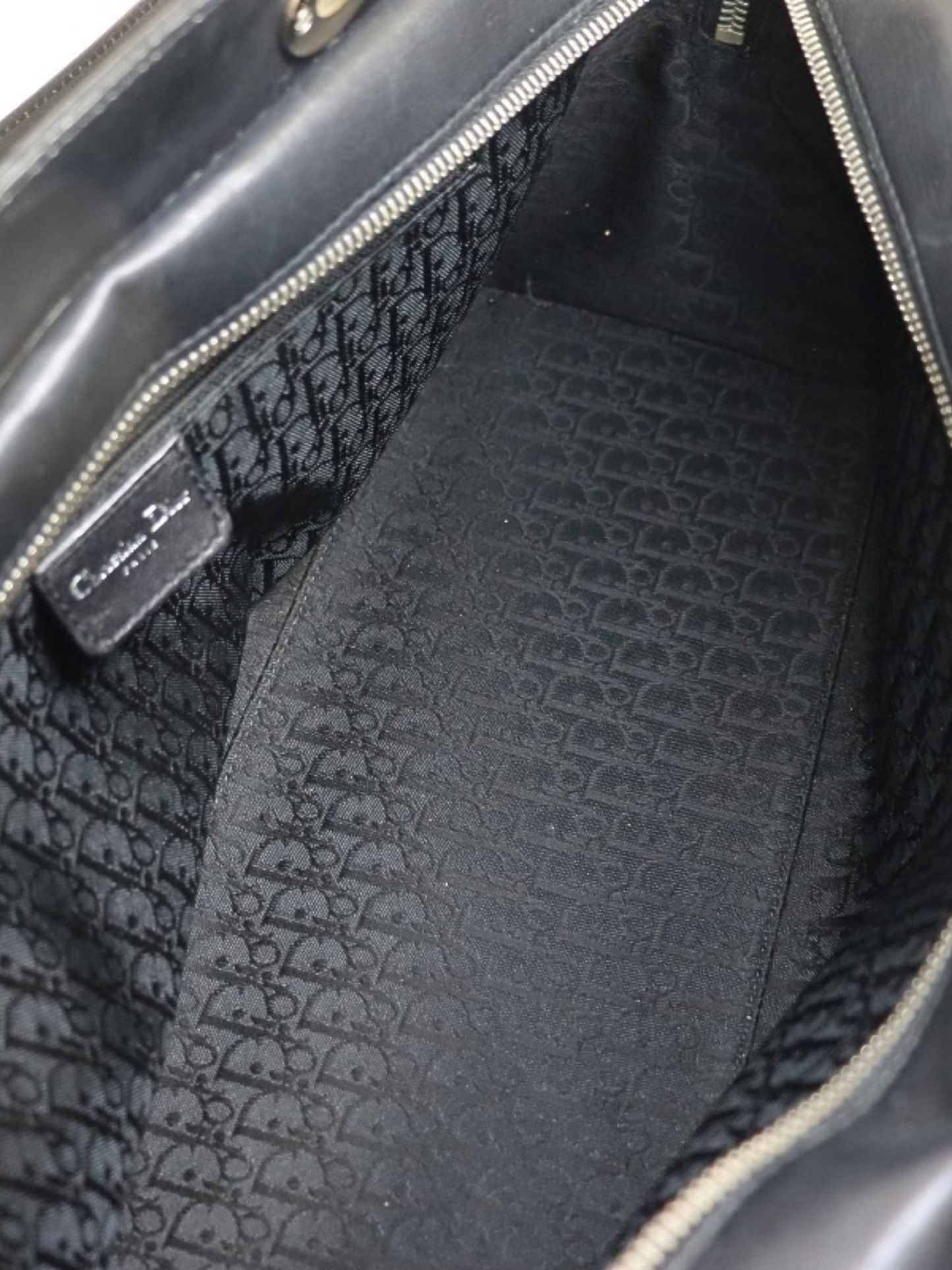 Christian Dior Bo 2004 Black Cannage Leather Handbag