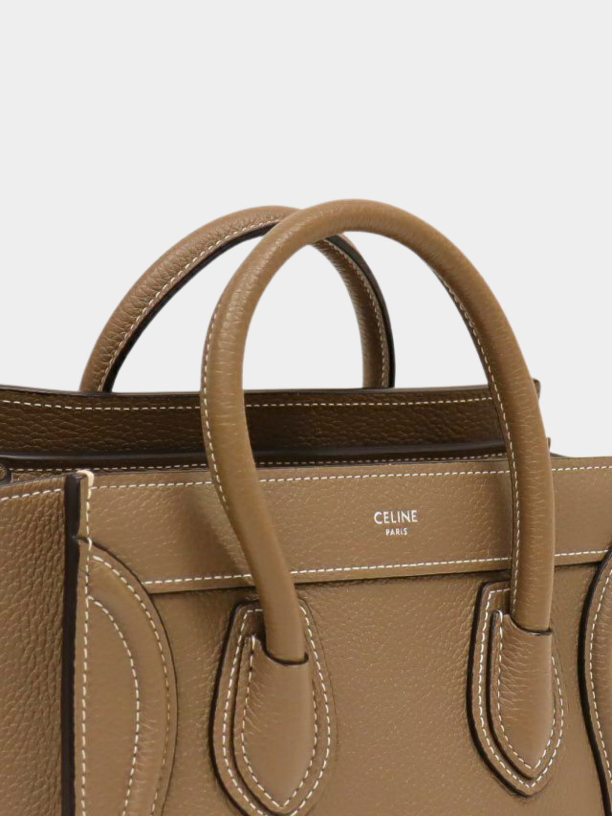 Celine 2010s Graige Leather Luggage Nano Bag