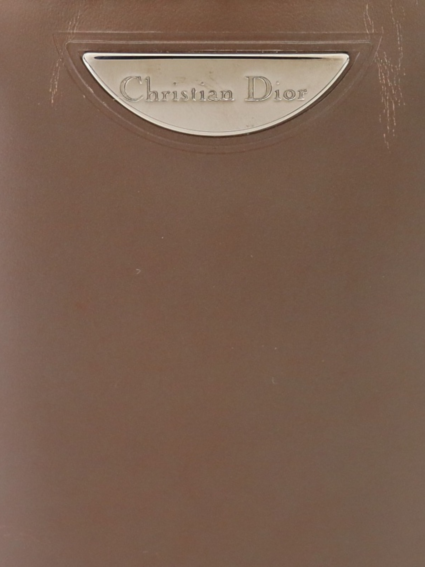 Christian Dior 2000s Brown Leather Malice Pearl 2Way Bag