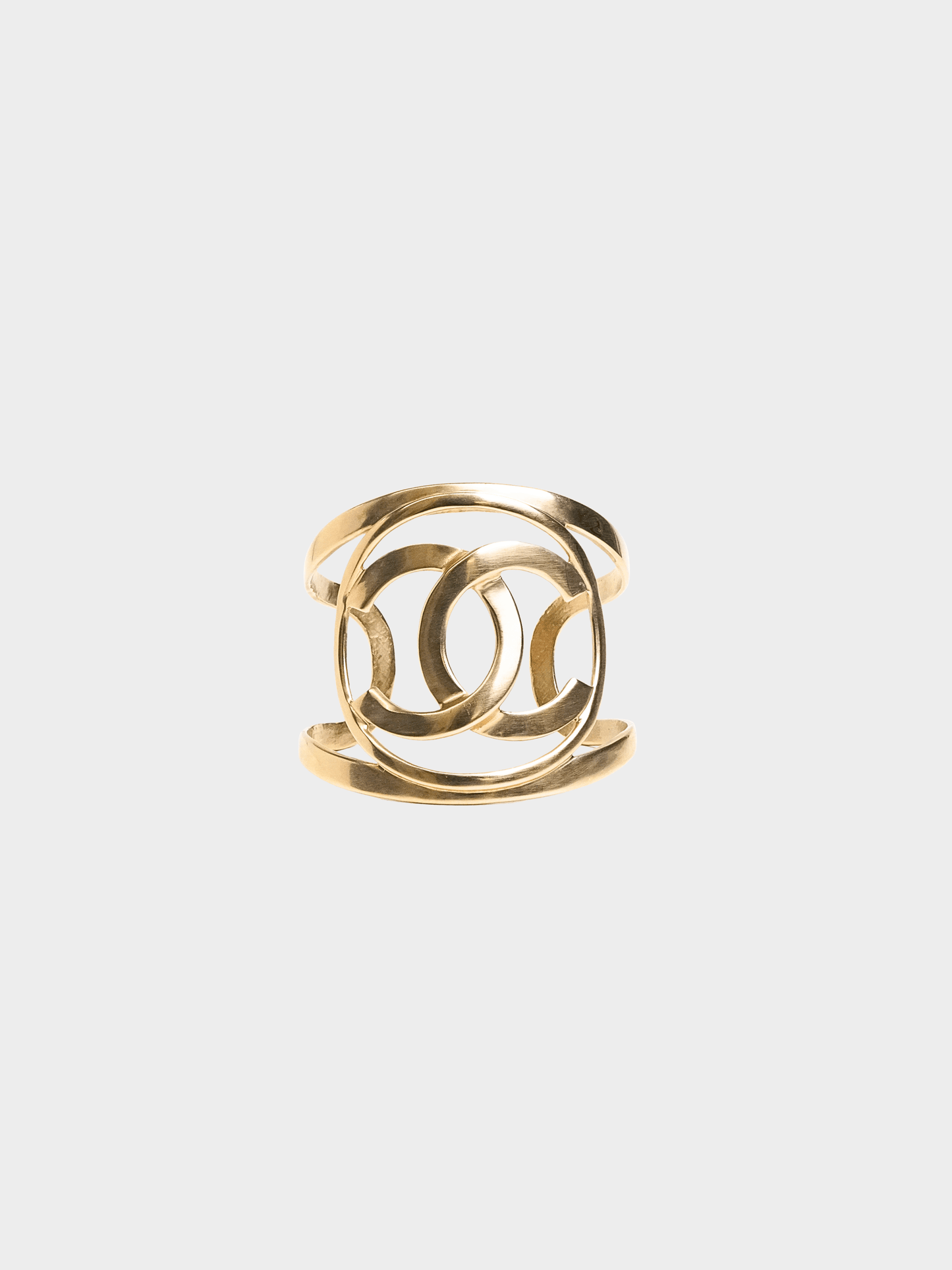 Chanel FW 2016 Champagne Gold Limited Cuff Bracelet
