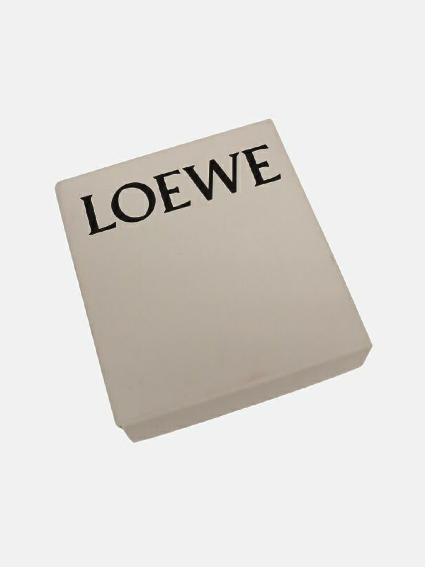 Loewe 2010s Black Leather Anagram Coin Card Holder