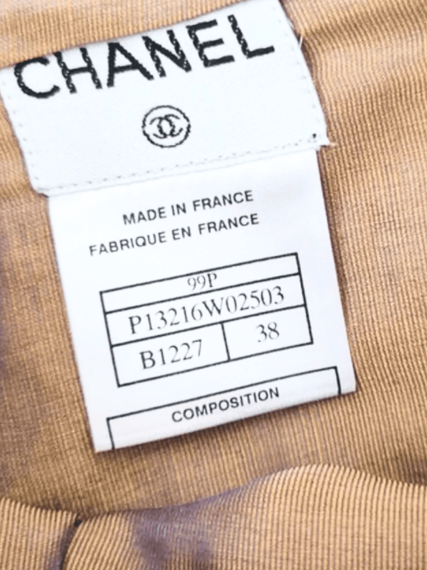 Chanel 1999 Beige Fringed Blazer and Skirt Set