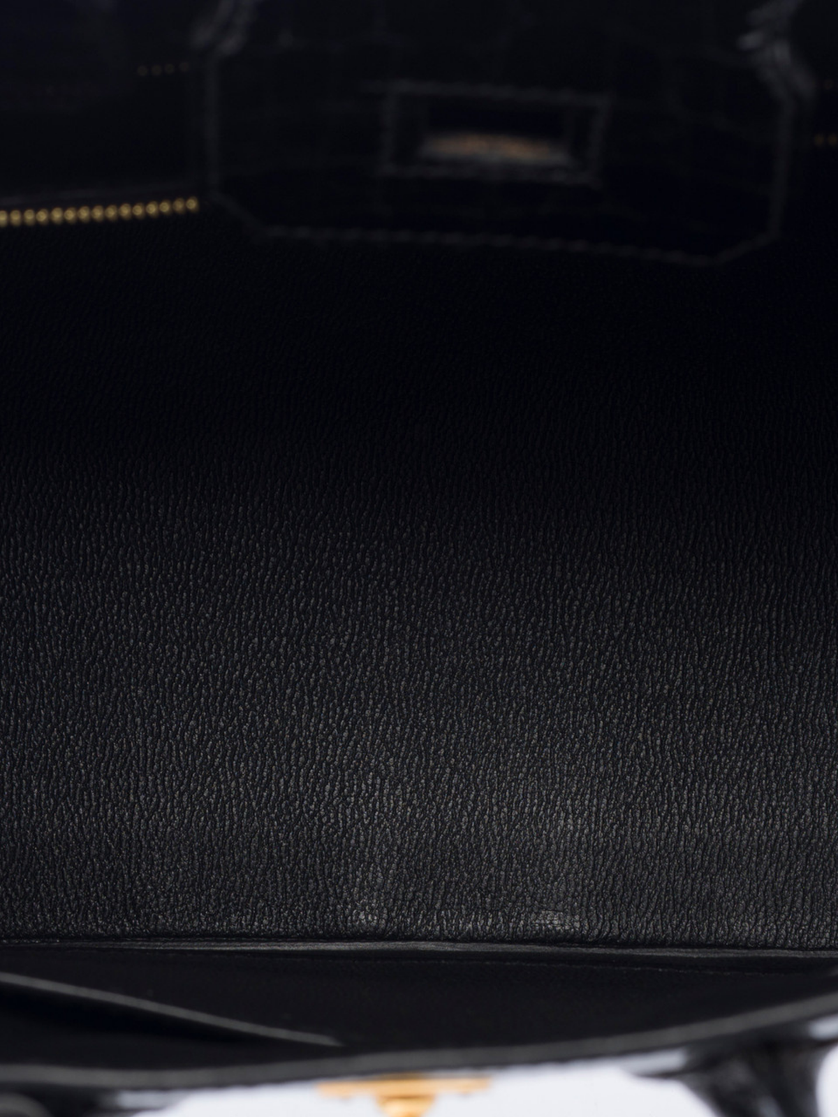 Hermès 2010s Black Niloticus Crocodile Birkin 25 Bag