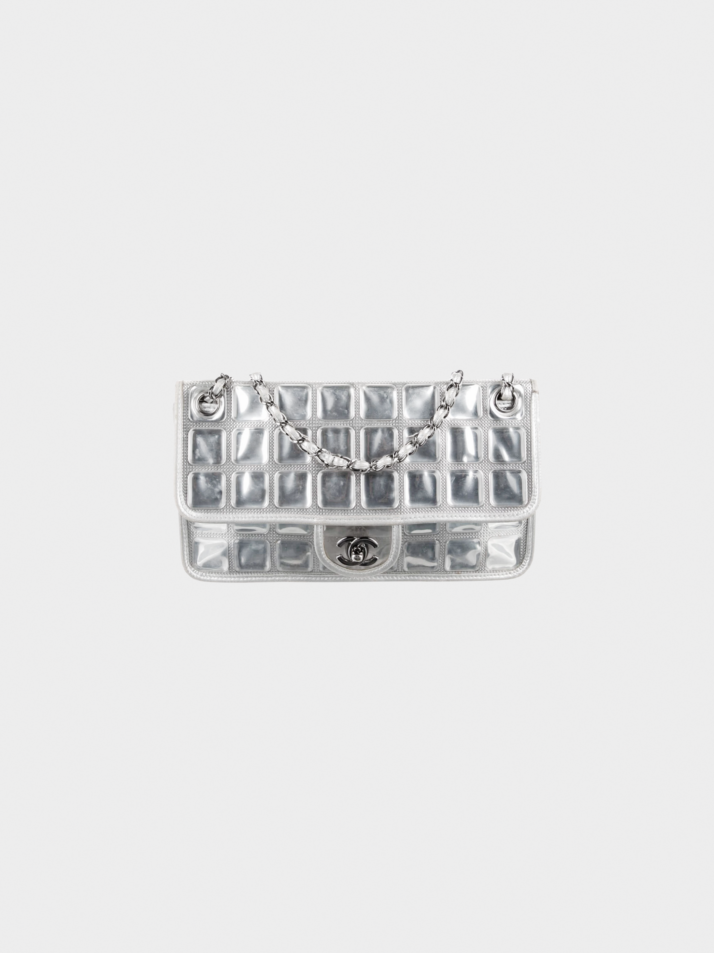 Chanel 2006-2008 Vinyl Ice Cube Flap Shoulder Bag