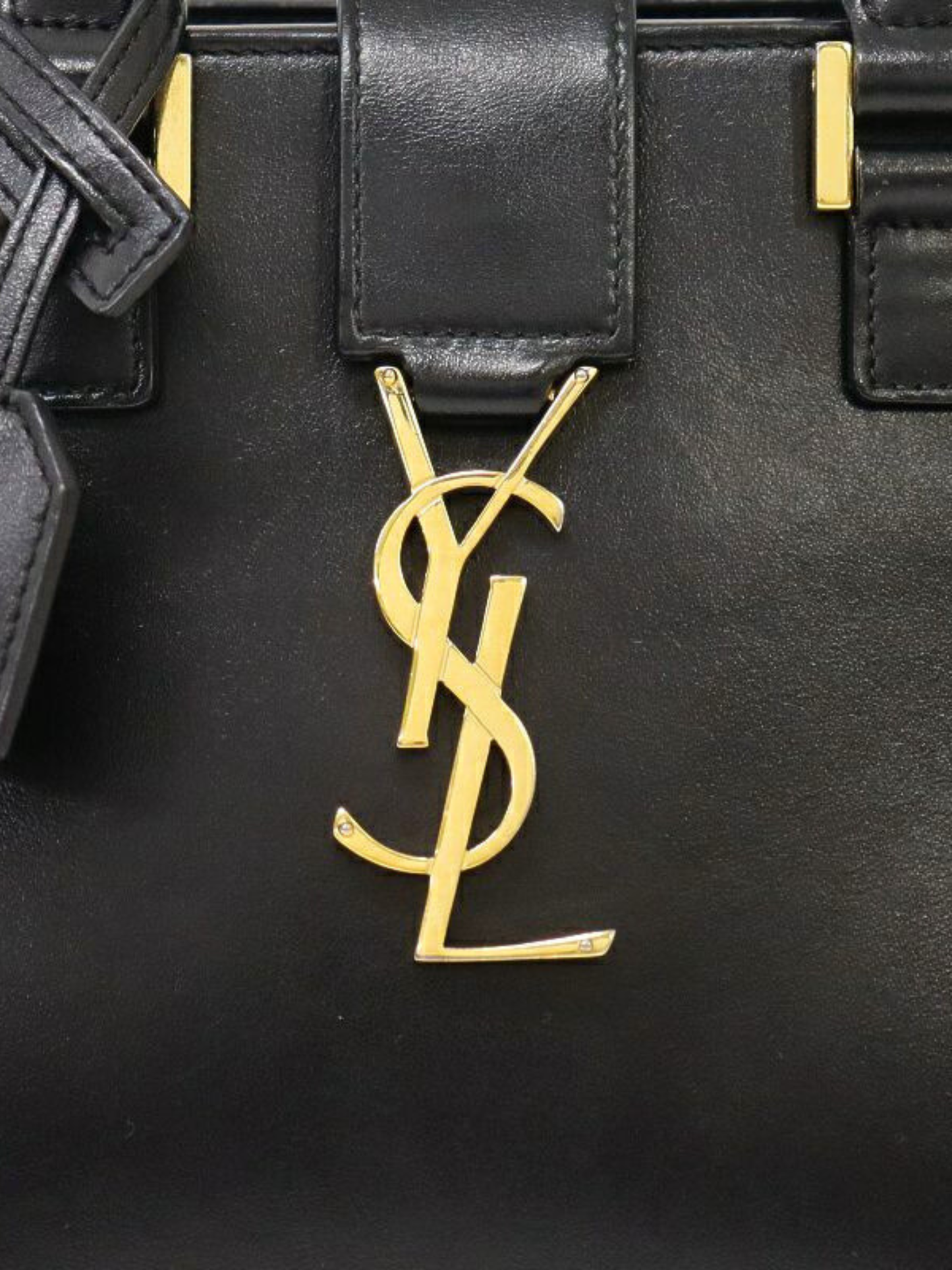 Yves Saint Laurent 2010s Black Baby Cabas Bag