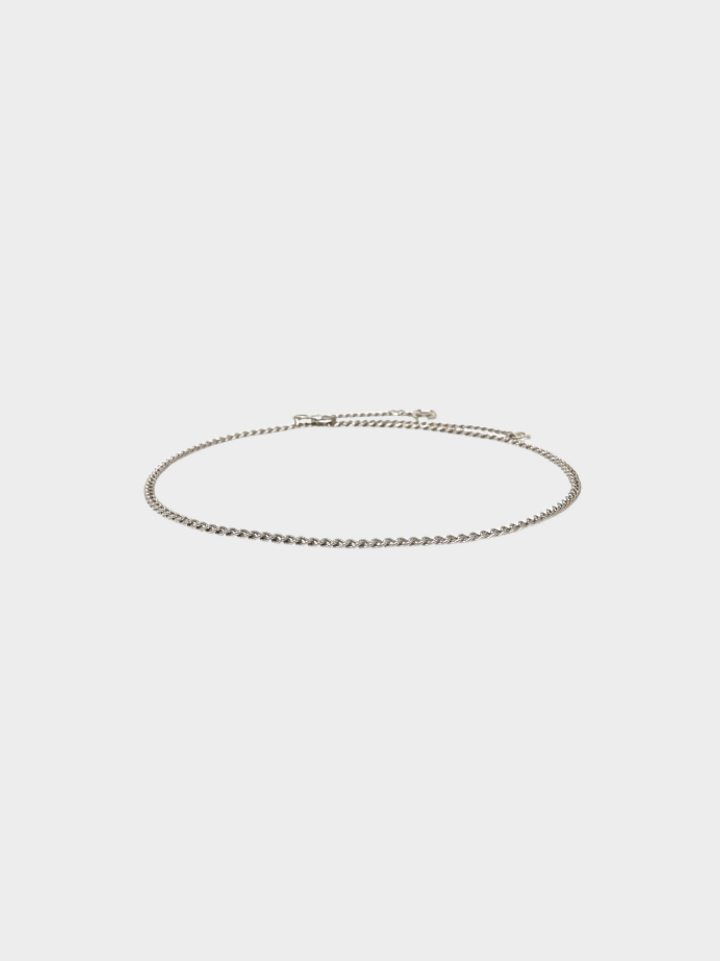 Chanel 2010s Silver and White Coco Chain Belt