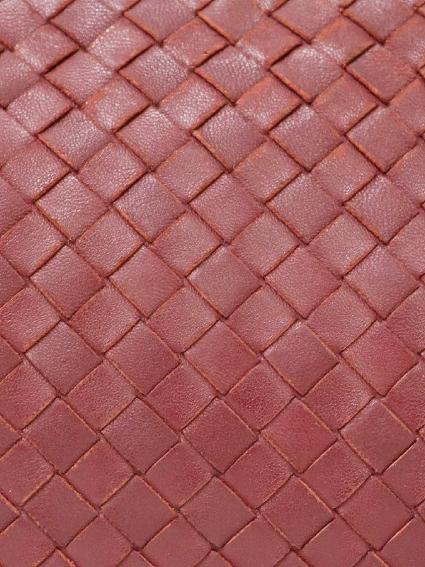 Bottega Veneta 2000s Bordeaux Intrecciato Leather Shoulder Bag