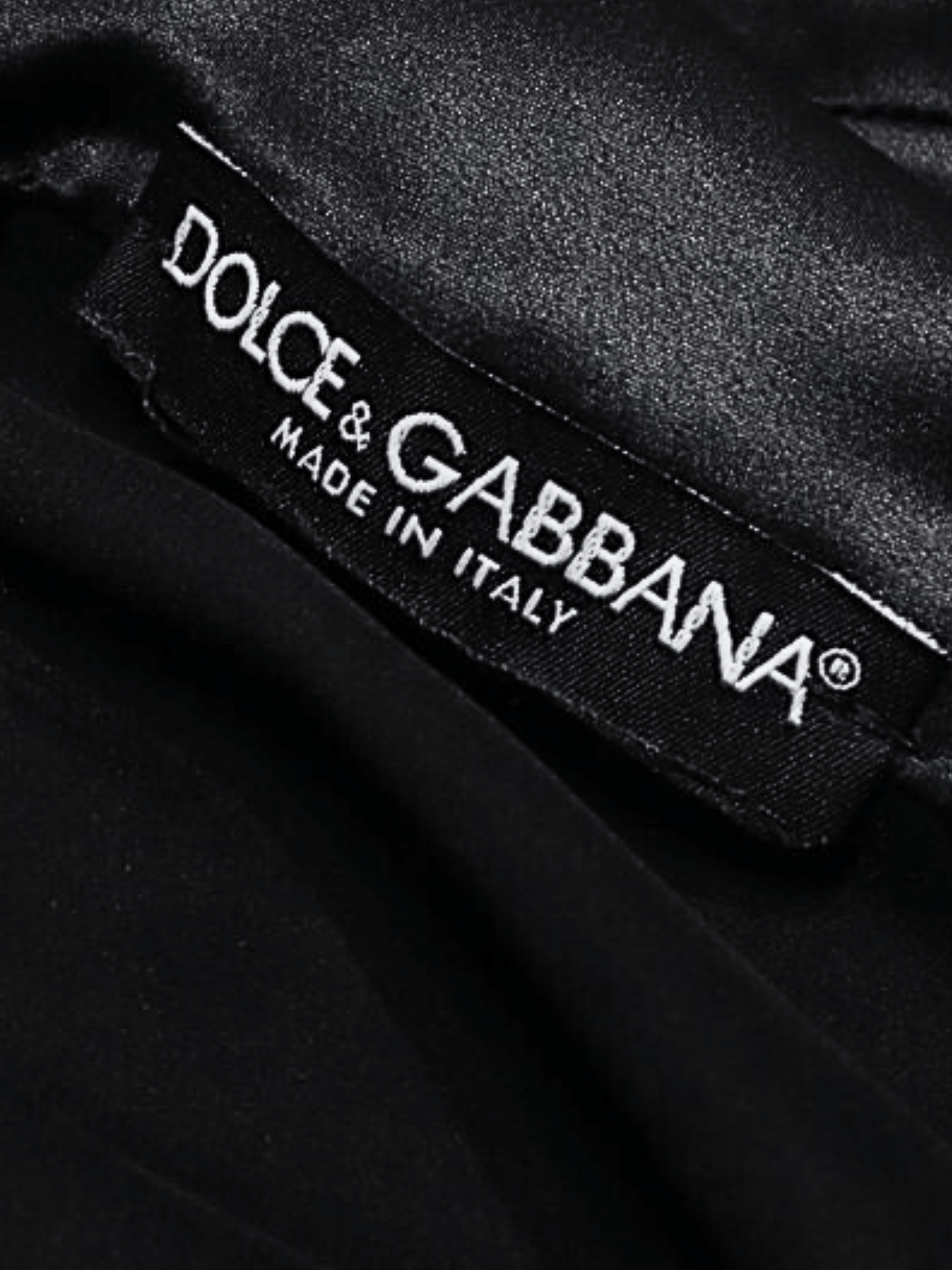 Dolce and Gabbana 2000s Black Ribbon Tie Chain Mini Dress