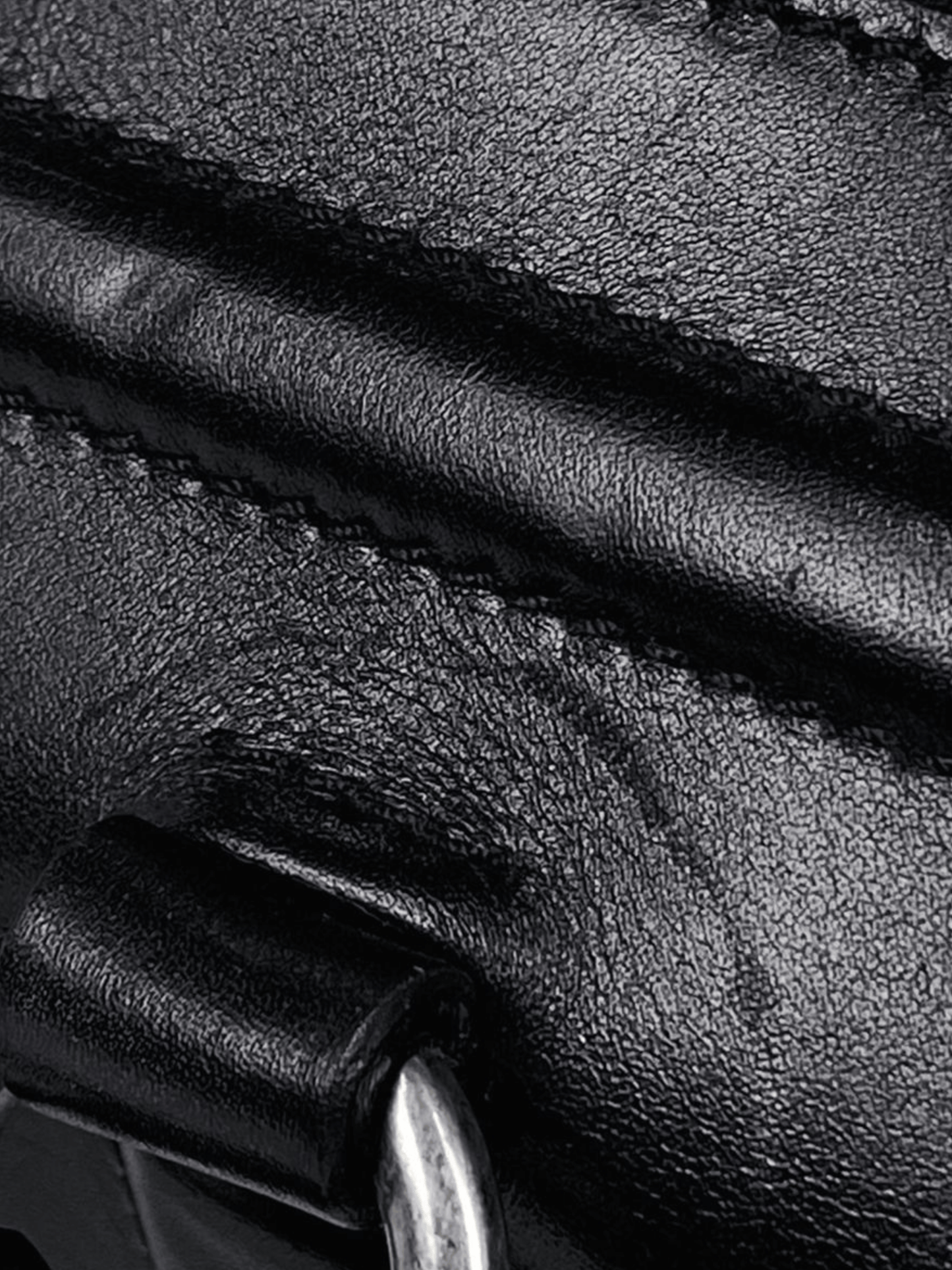 Chanel 2006 Black CC Leather Bowling Bag