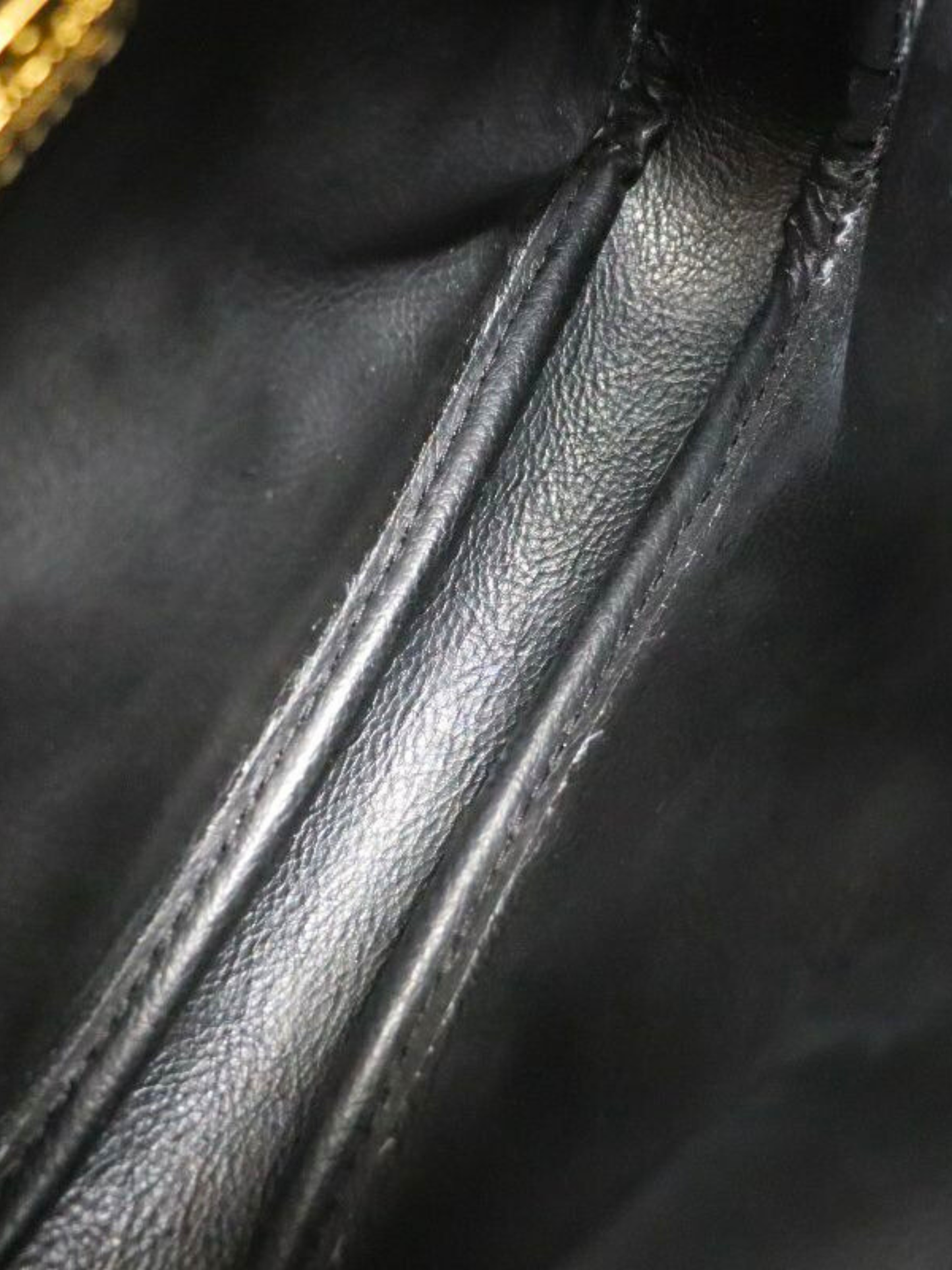 Fendi 1990s Khaki Black Pequin PVC Shoulder Bag