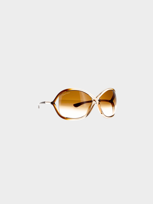 Tom Ford 2000s Brown Whitney TF9 Sunglasses