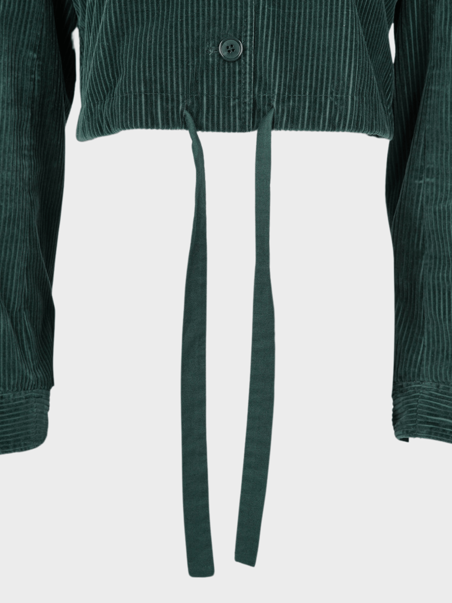 Miu Miu FW 2002 Dark Green Corduroy Jacket