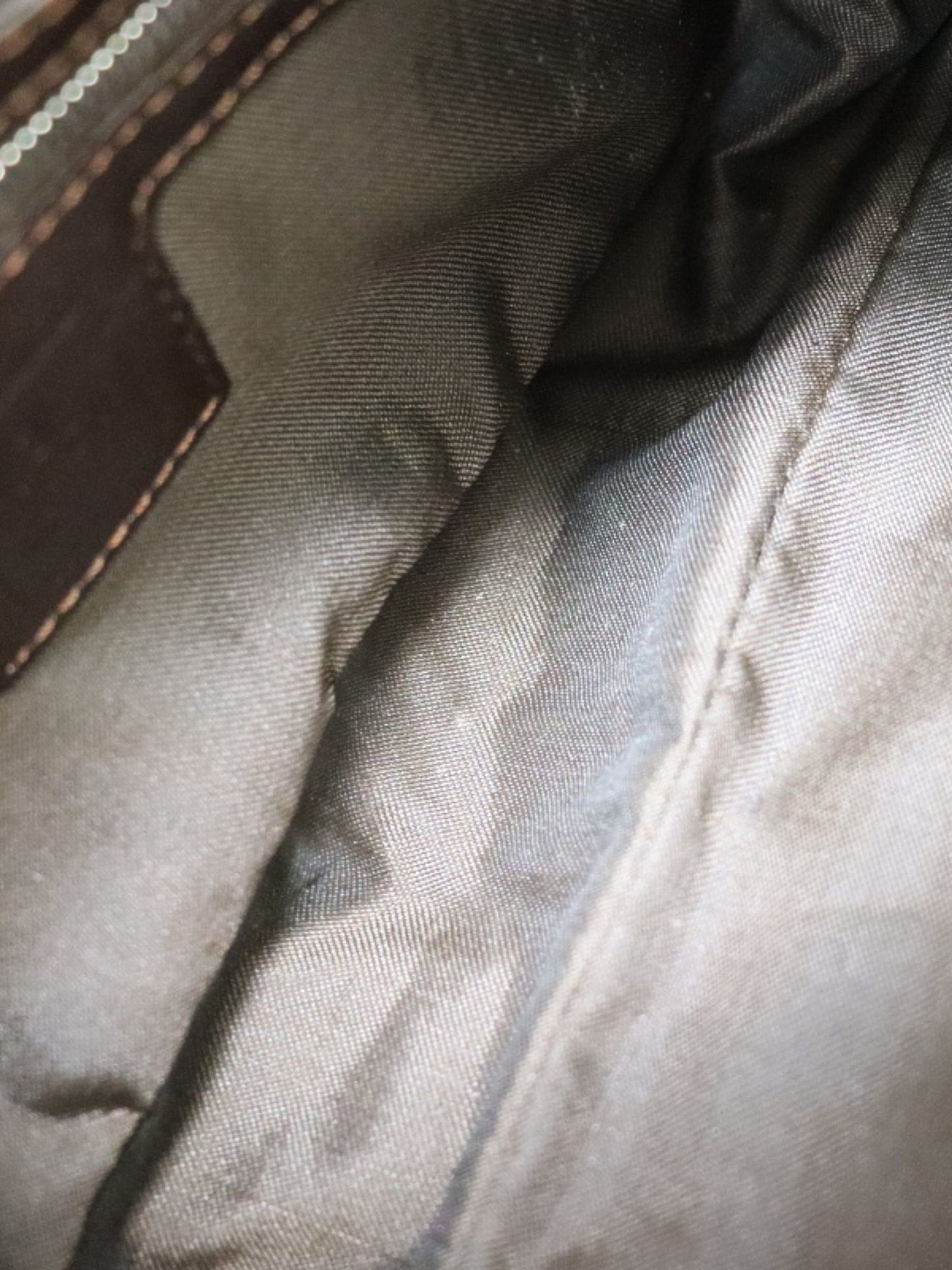 Fendi 2000s Brown Zucca Canvas Leather One-Shoulder Bag