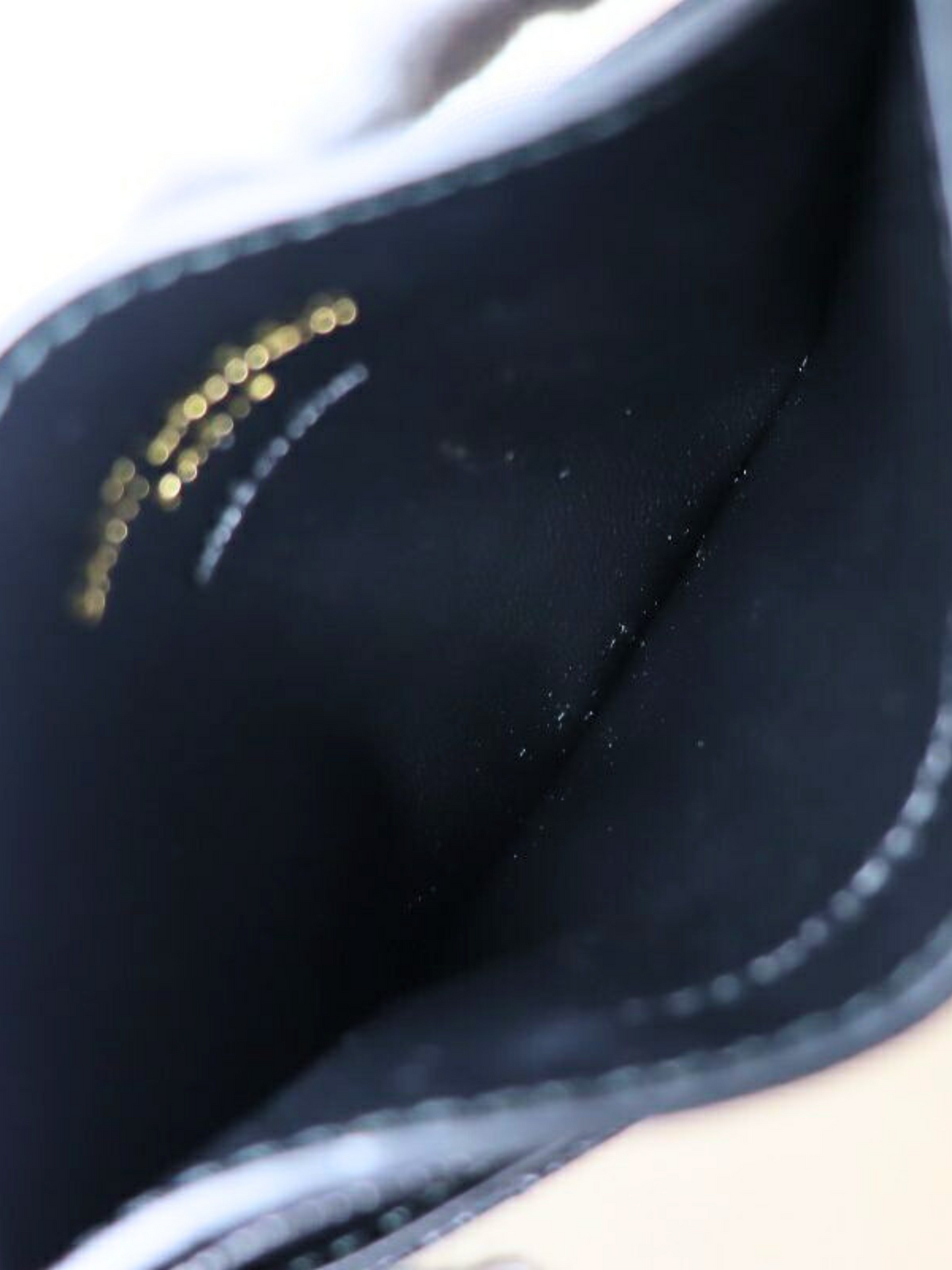 Yves Saint Laurent 2000s Black Cassandra Leather Card Case