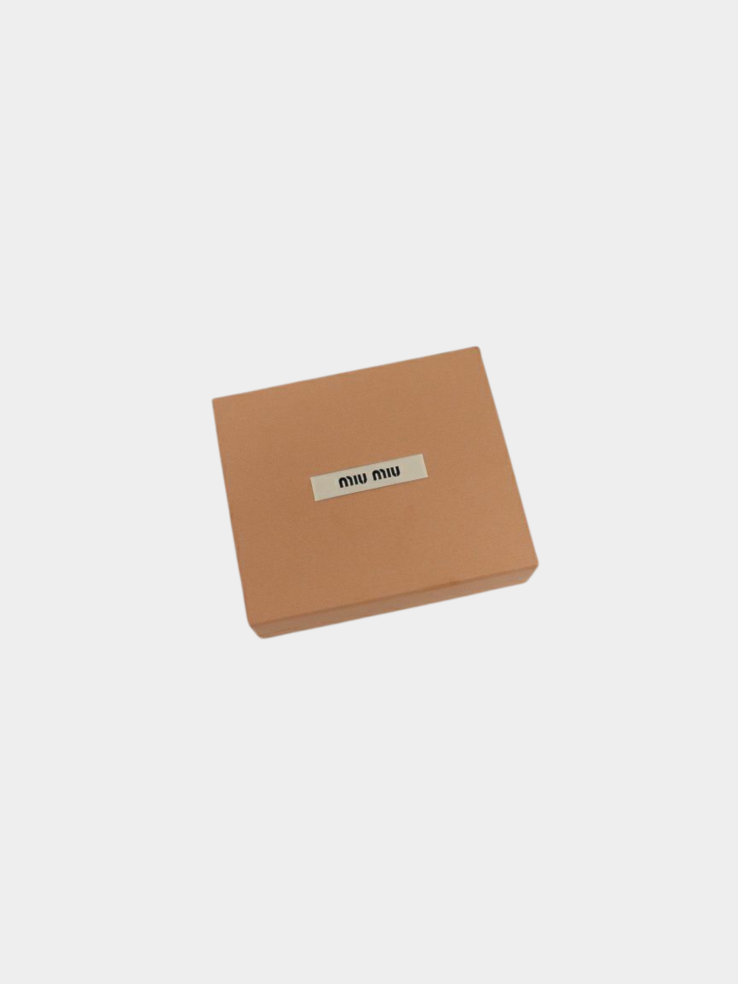 Miu Miu 2010s Black Leather Compact Wallet