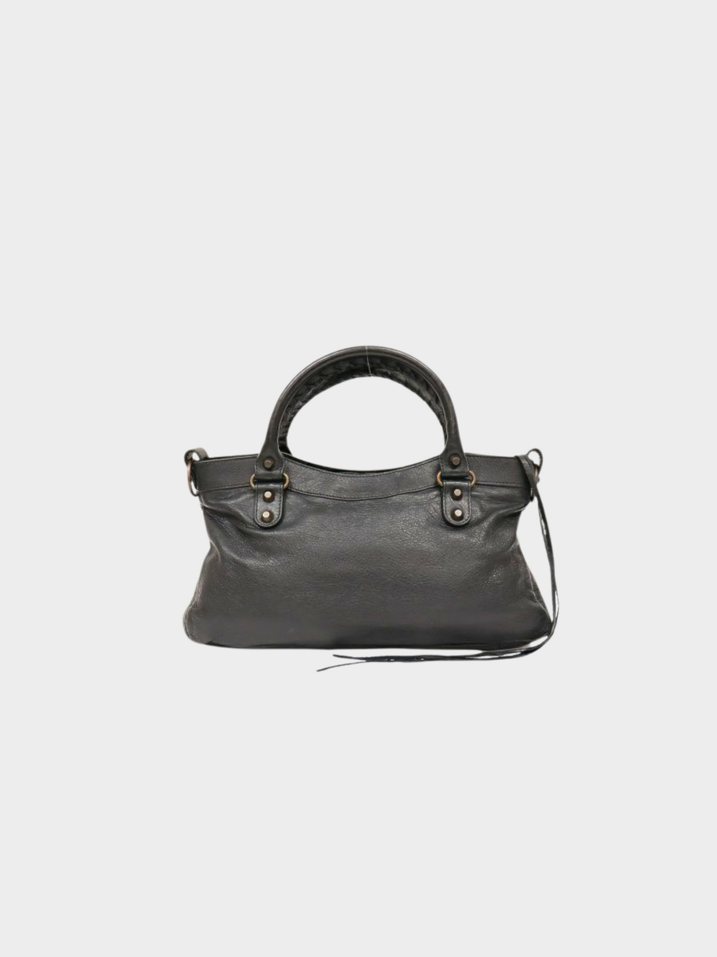 Balenciaga 2000s Black Moto Leather Classic Le City First Bag