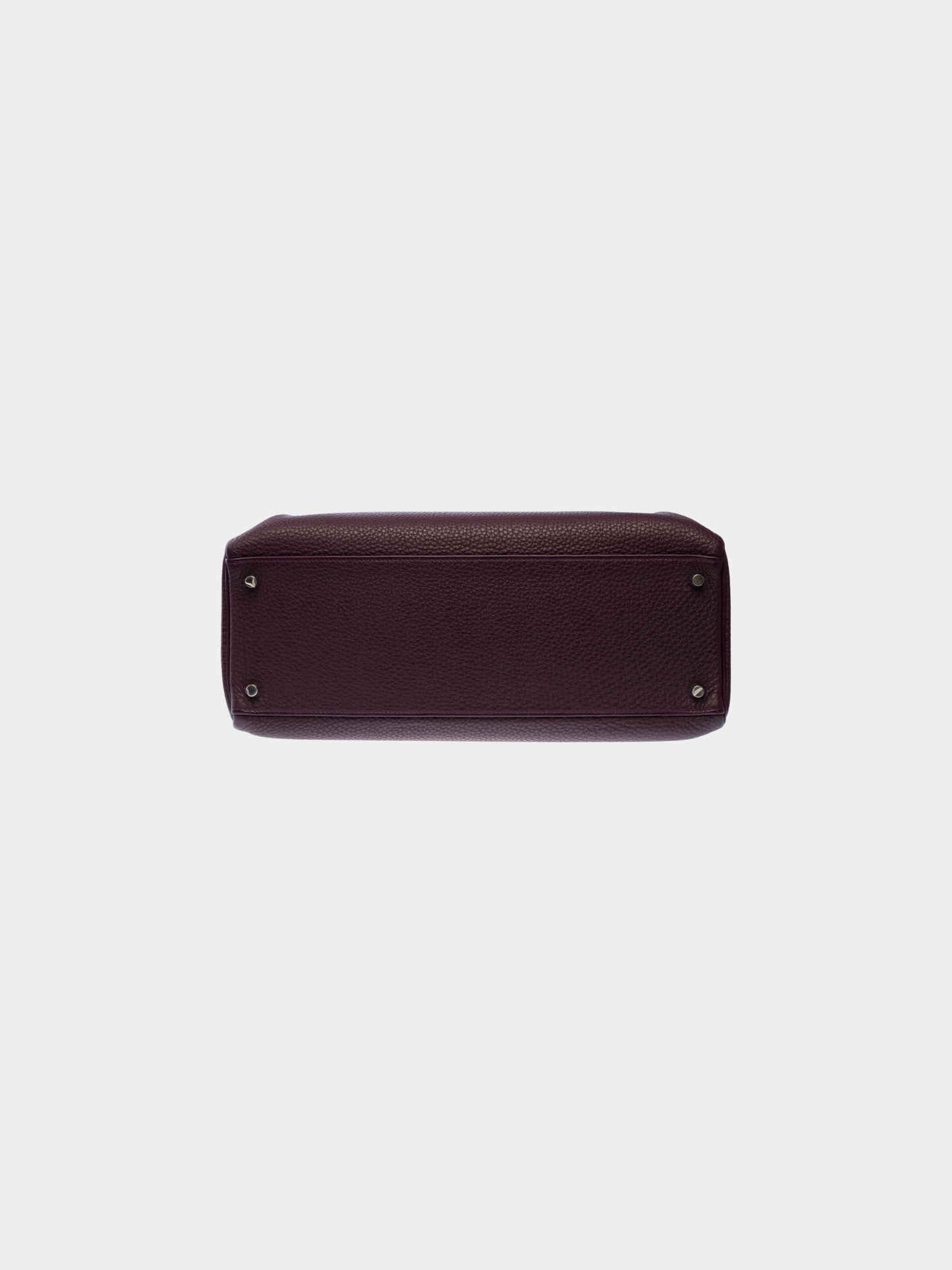 Hermes 2010s Violet Leather Kelly 35 Bag