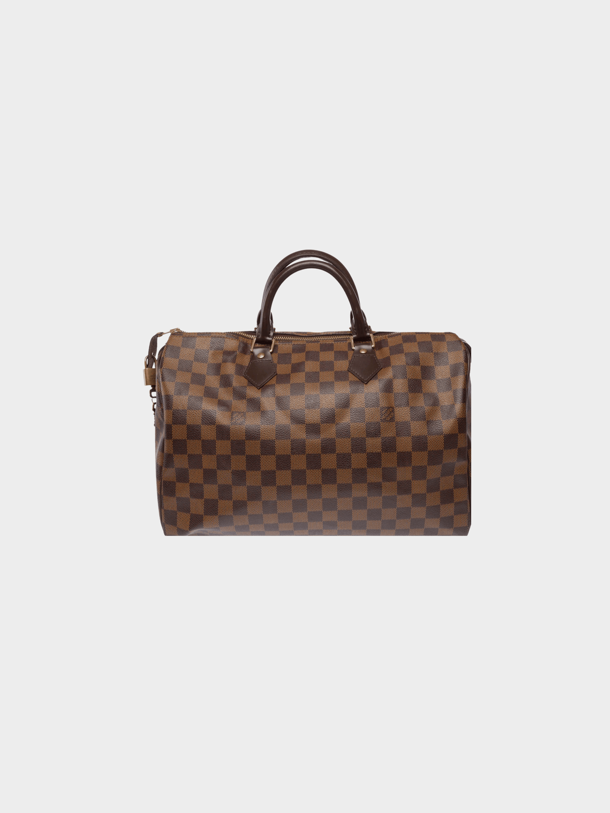 Louis Vuitton 2010s Brown Speedy 35 Hand Bag