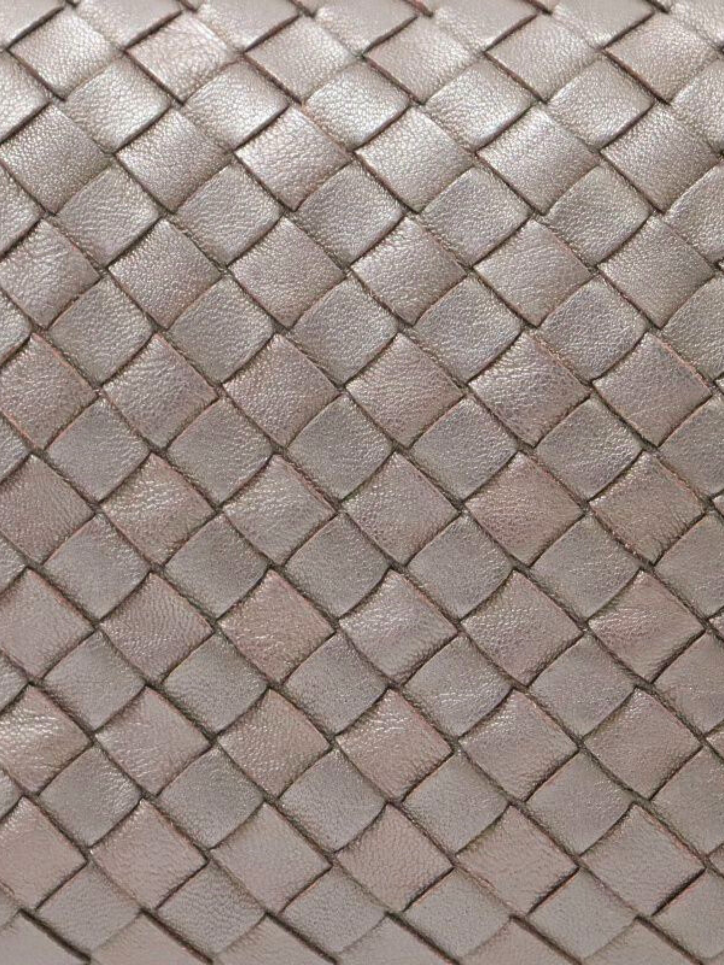 Bottega Veneta 2000s Brown Intrecciato Leather One-Shoulder Bag