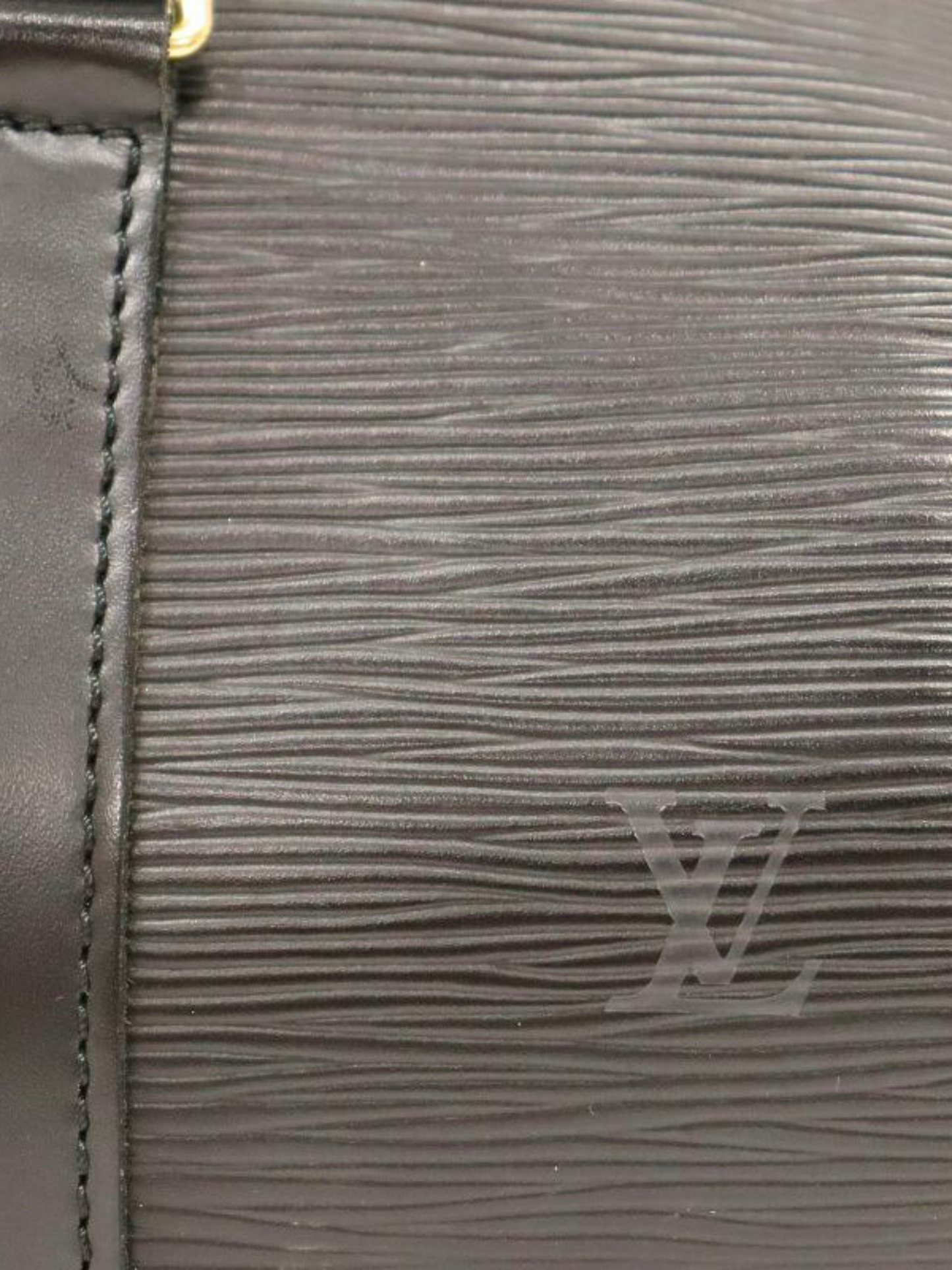 Louis Vuitton 2010s Black Epi Soufflot Bag