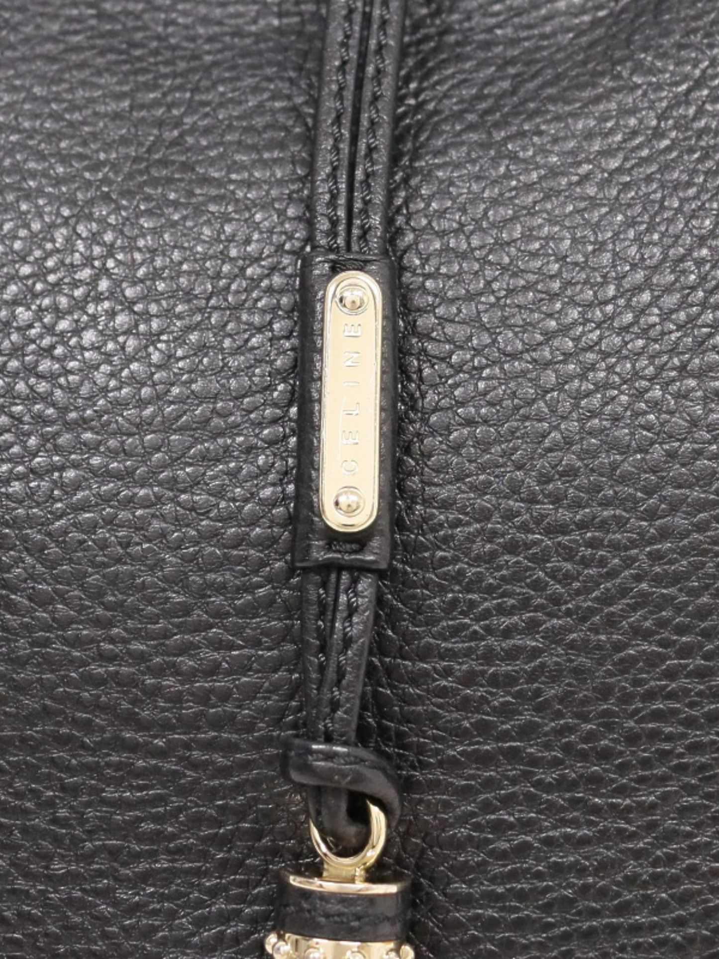 Celine 2000s Black Leather Bittersweet Handbag