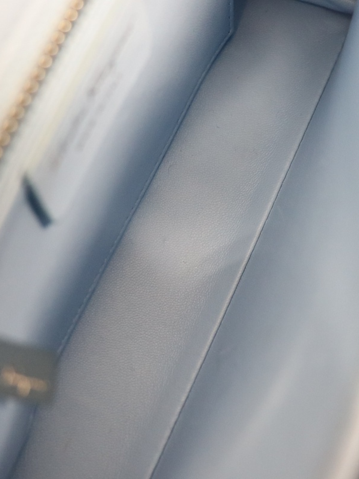 Salvatore Ferragamo 2023 Light Blue Patent Leather Gancini 2Way Bag