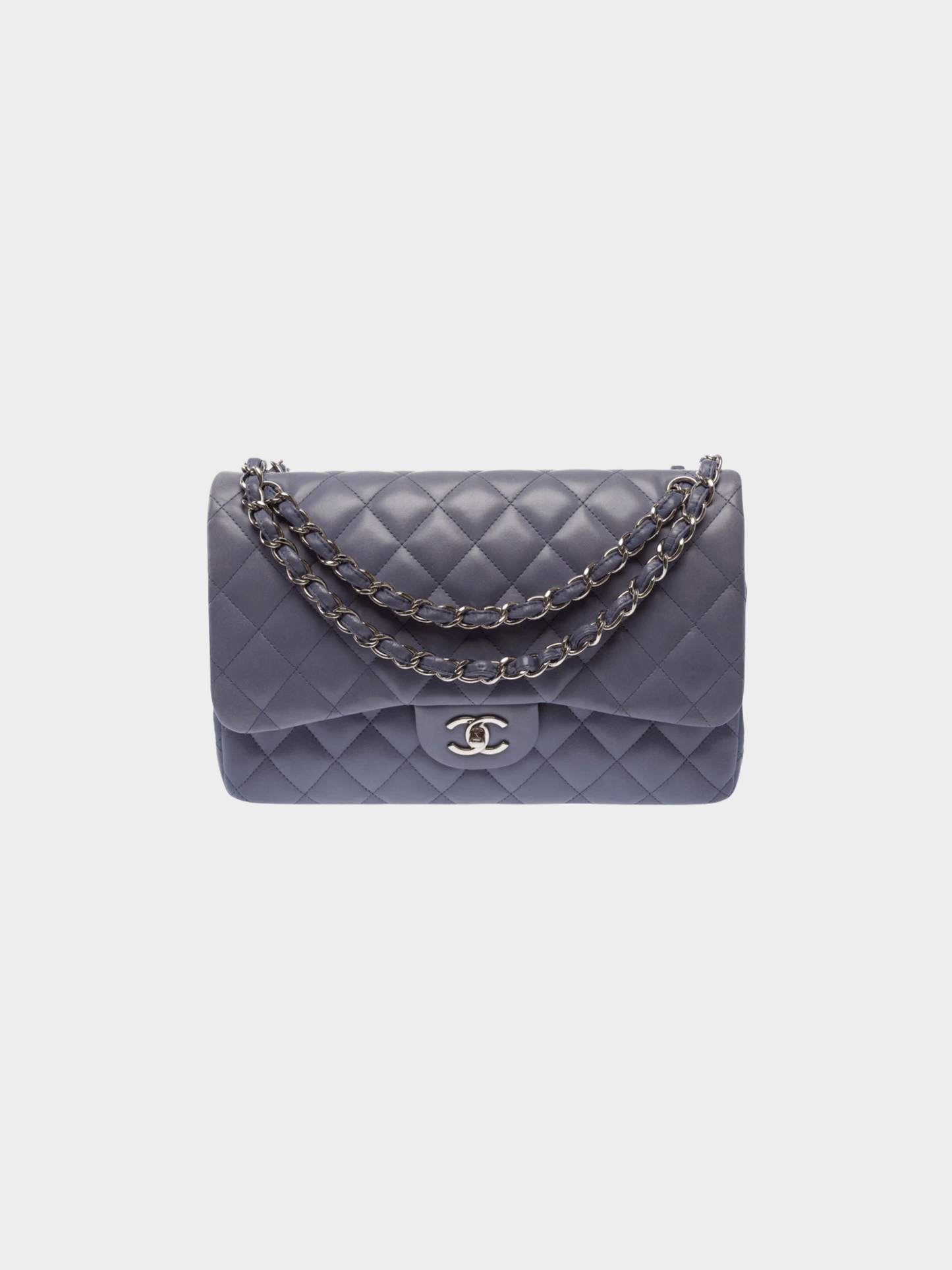 Chanel 2011 Mauve Caviar Leather Jumbo Flap Bag