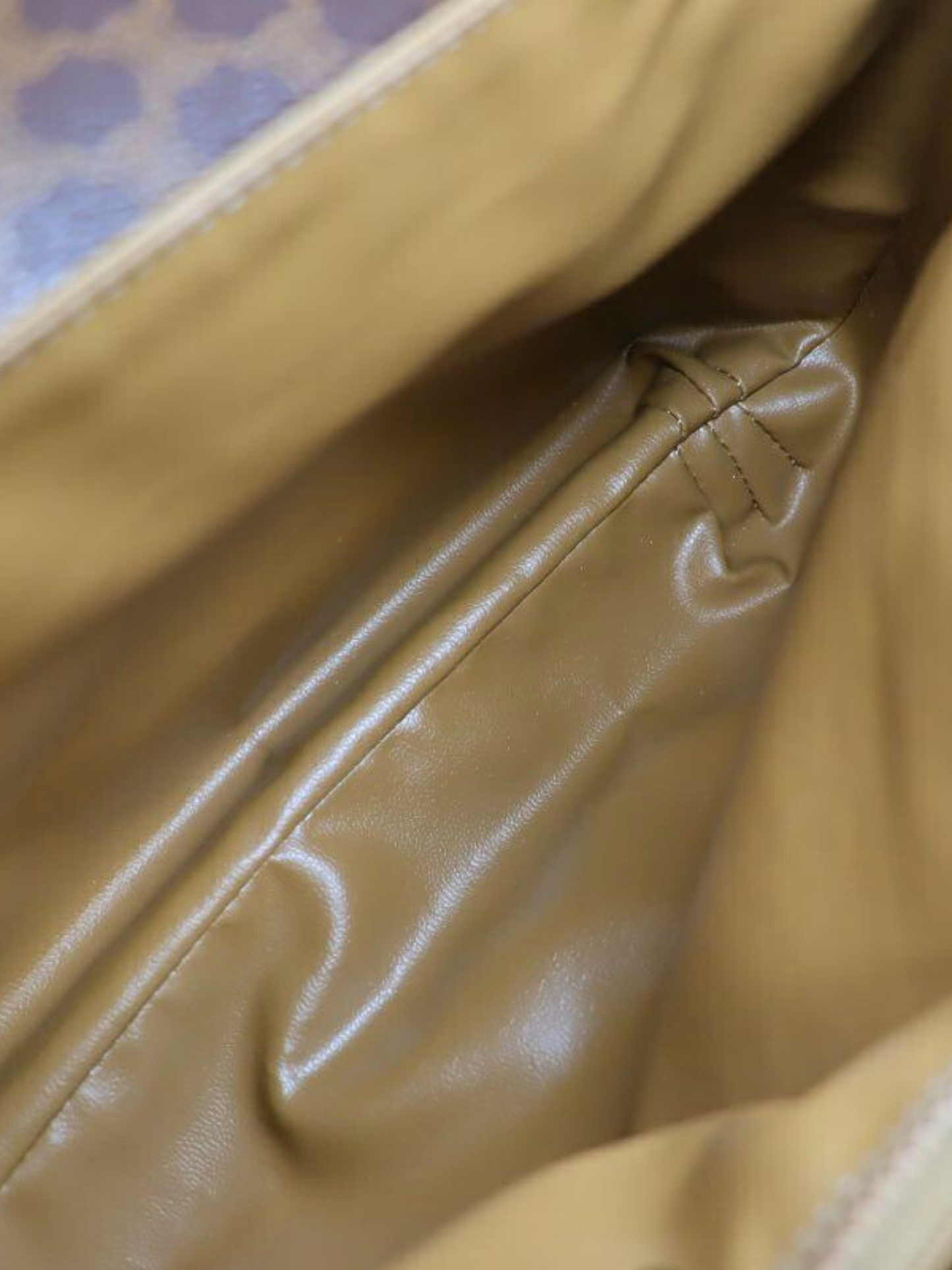 Celine 2000s Brown Macadam Blazon PVC Shoulder Bag