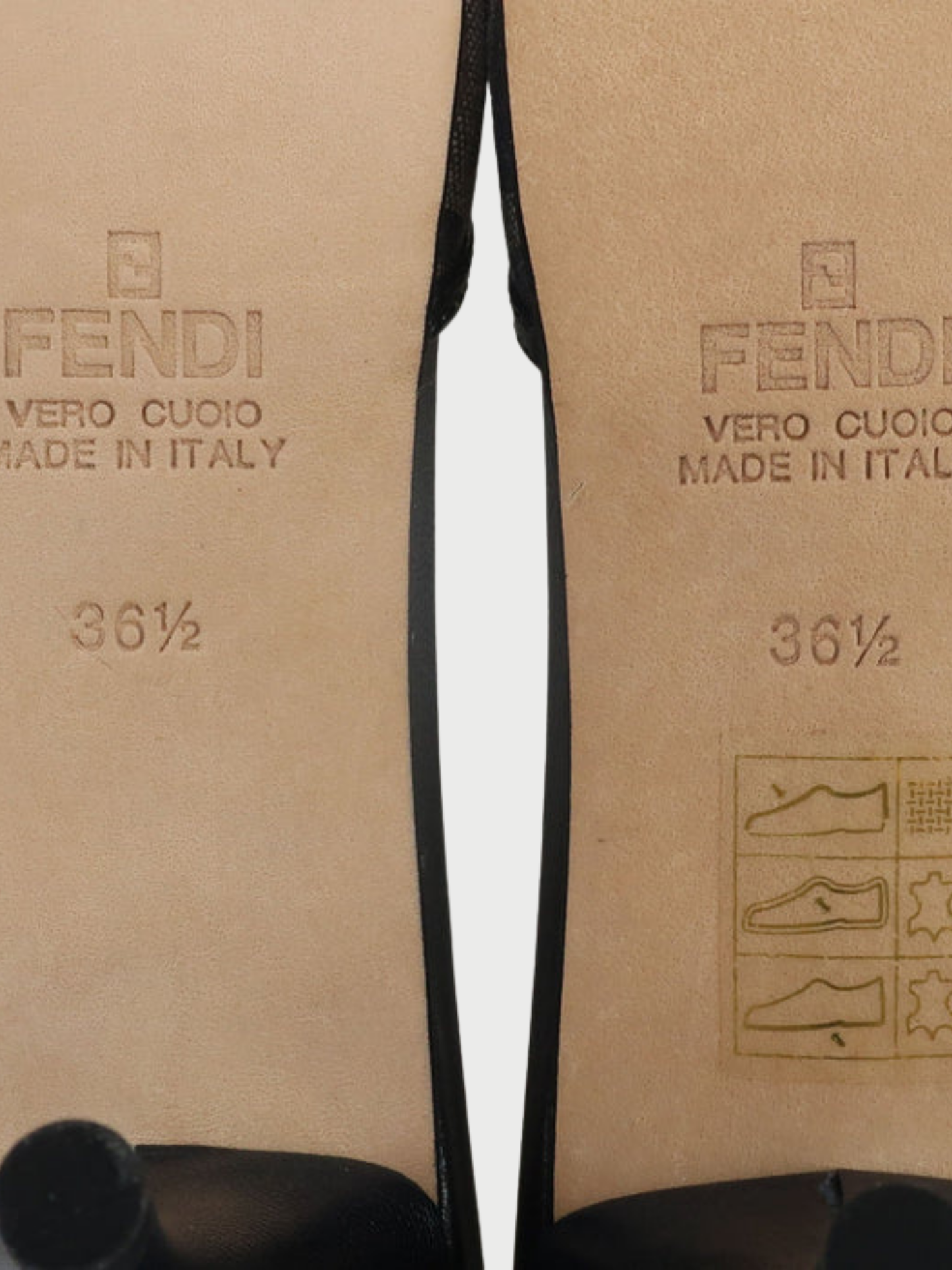 Fendi 2000s Zucca Pattern Mule Sandals