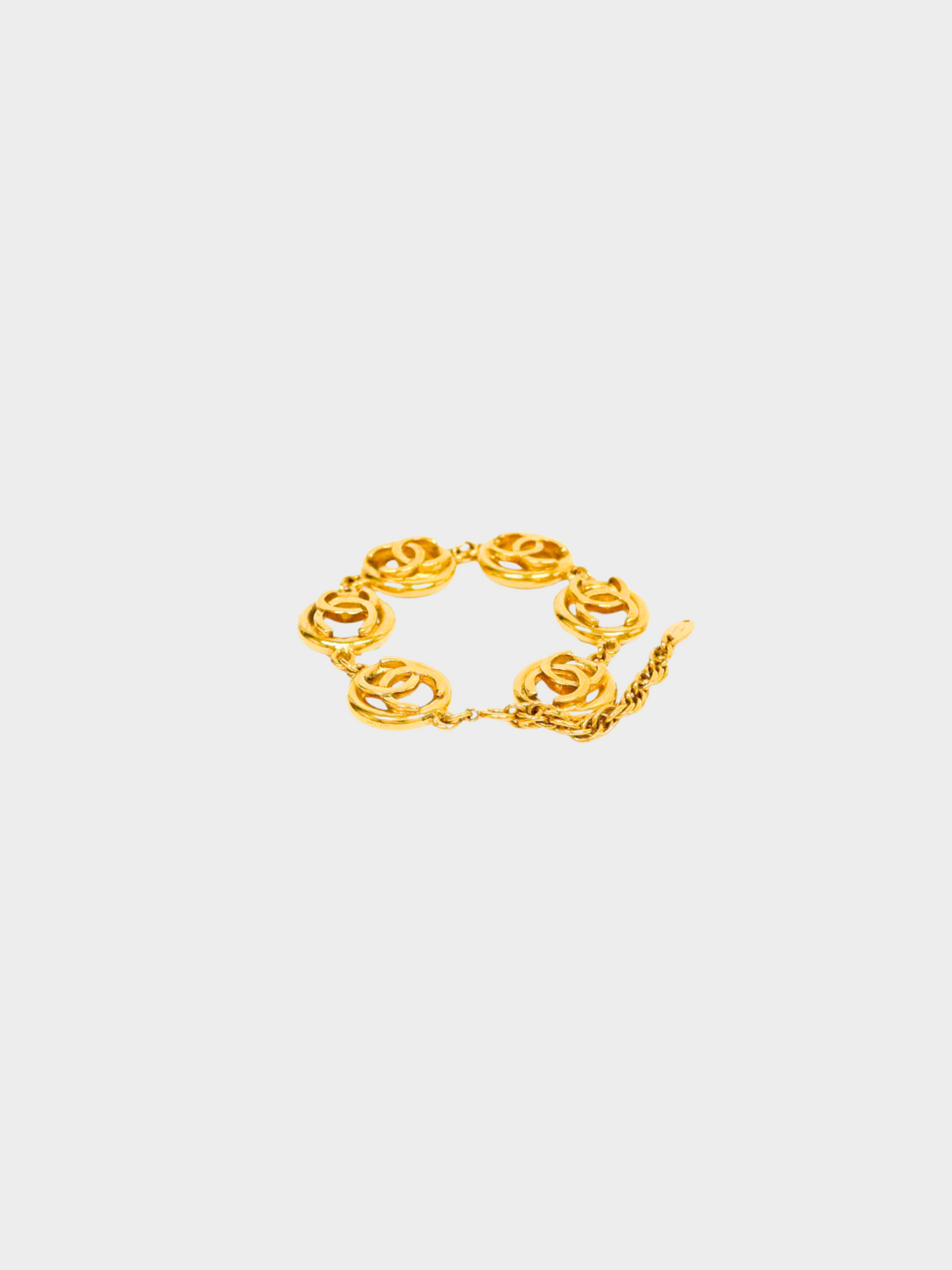 Chanel 2000s Gold Coco Motif Bracelet