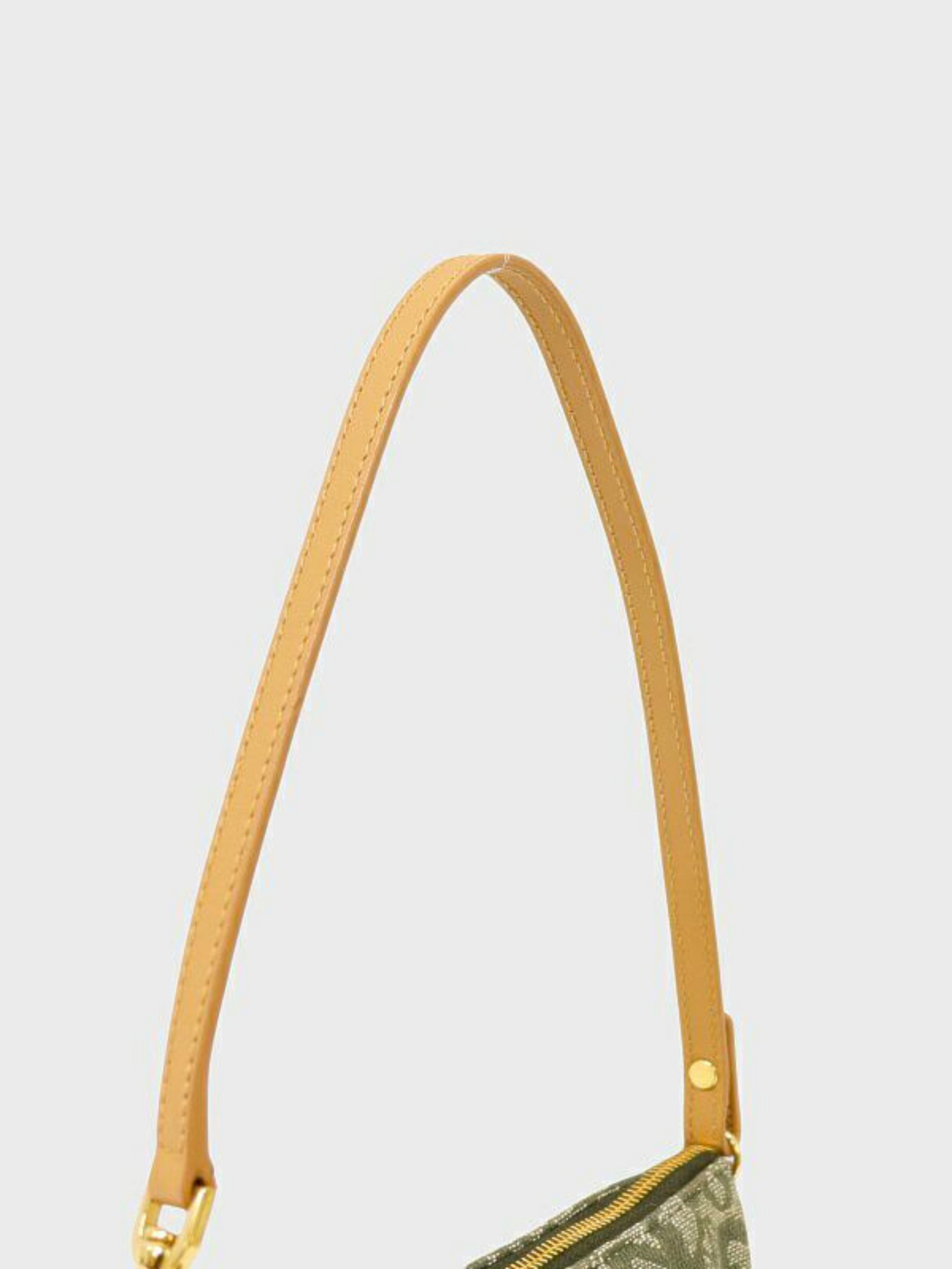 Christian Dior 2000s Khaki Beige Trotter Saddle Bag
