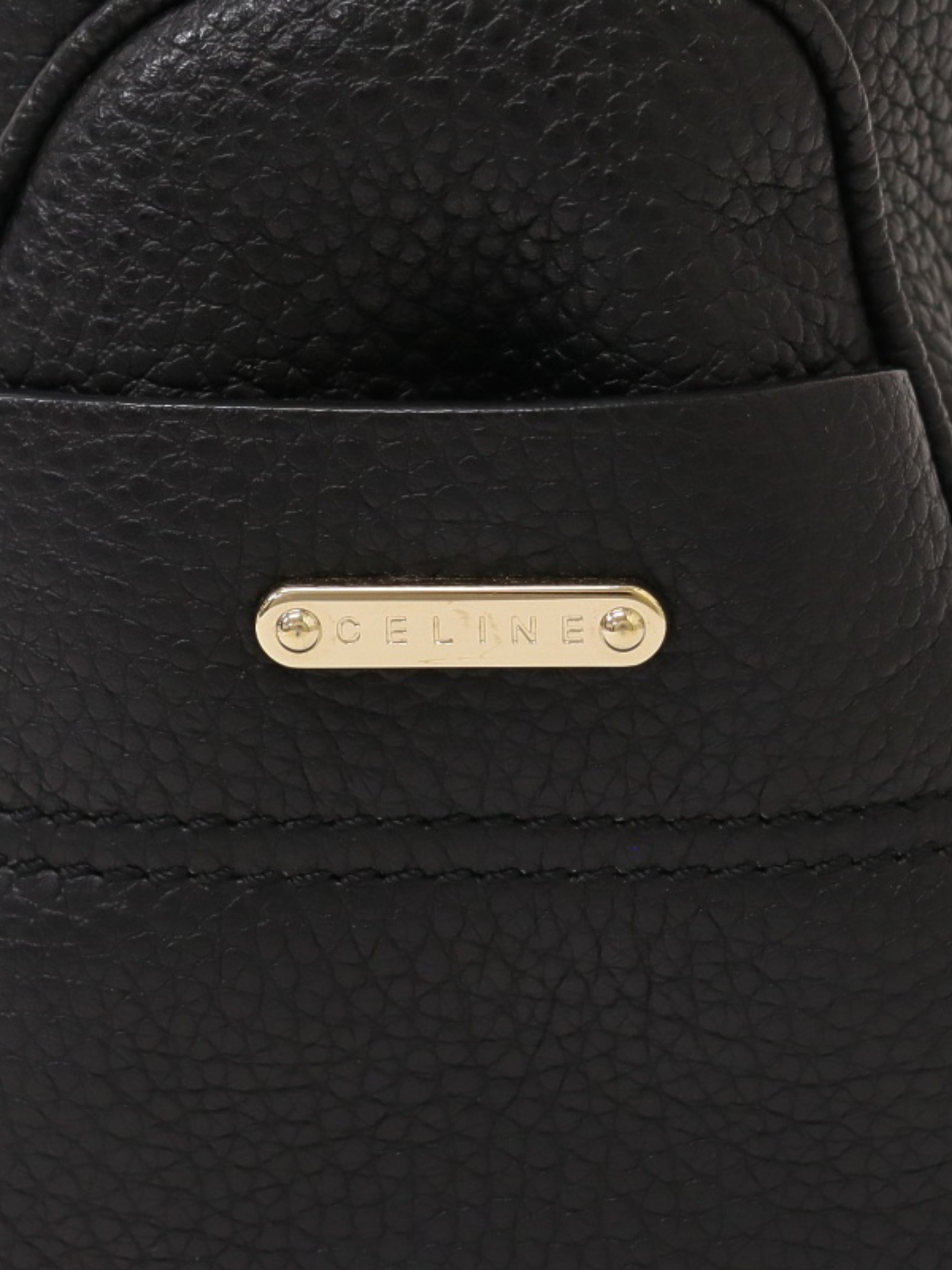 Celine 2000s Black Leather Boogie Bag