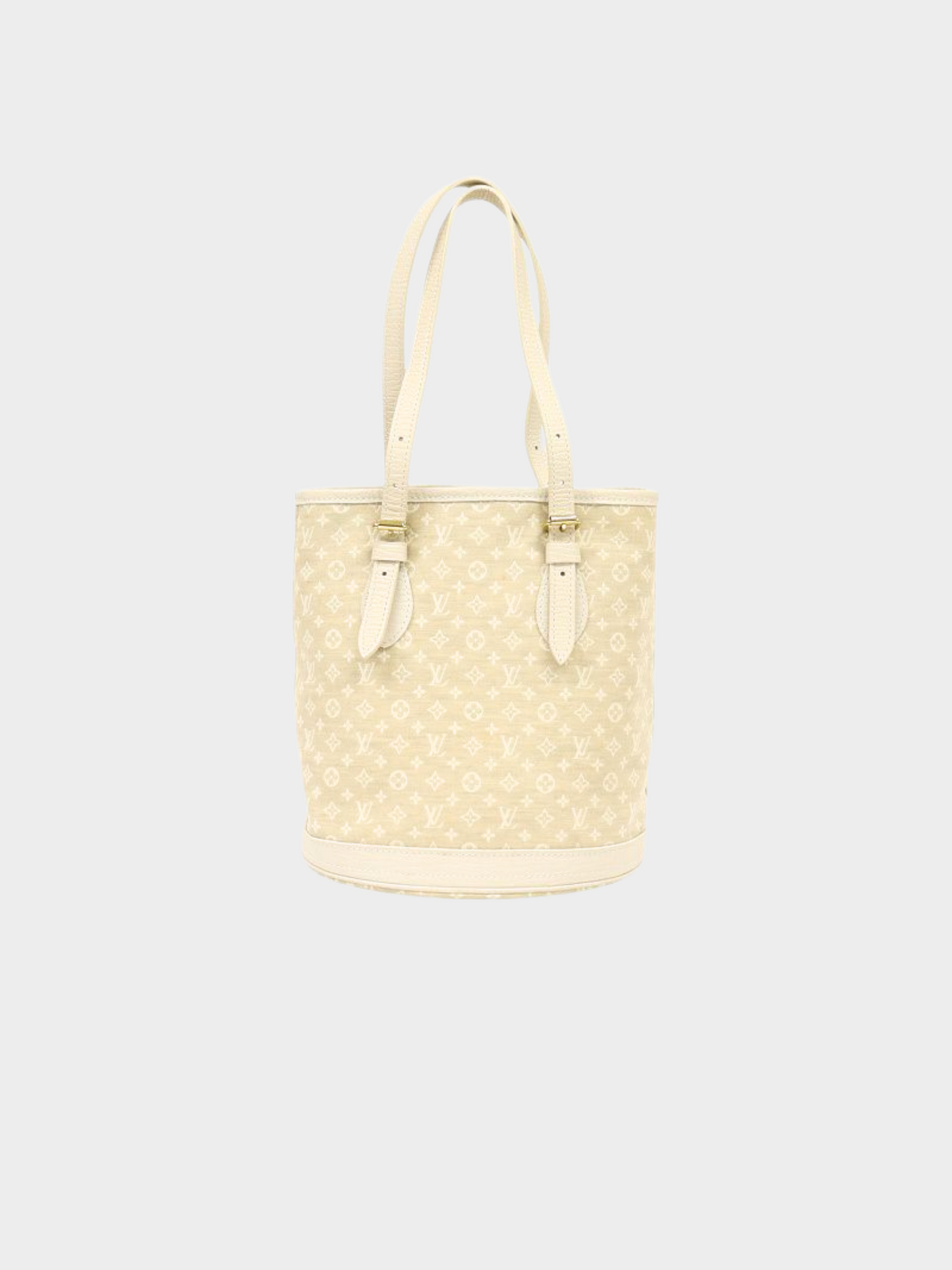 Louis Vuitton 2006 Beige Monogram Mini Run Bucket PM Bag