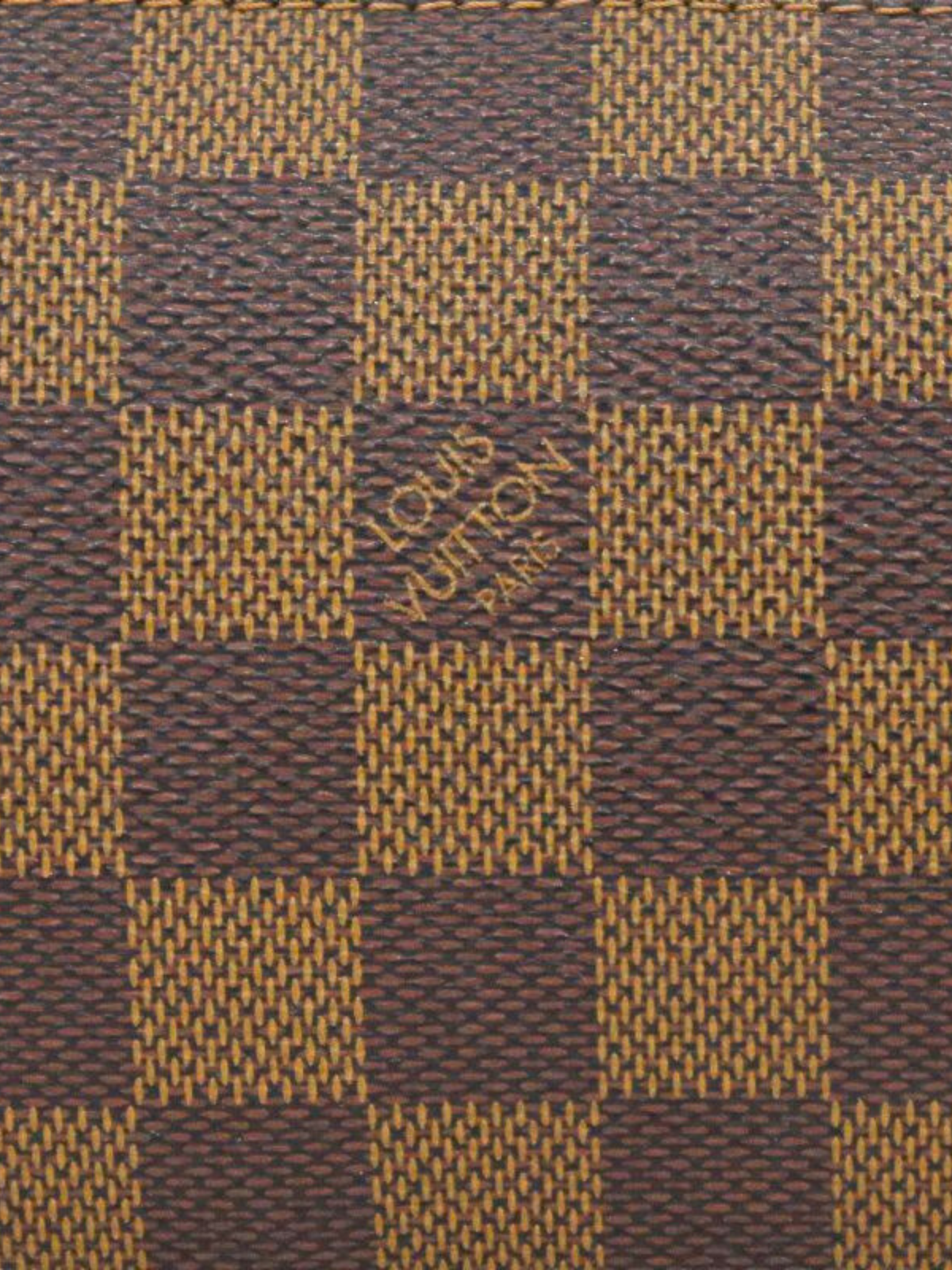 Louis Vuitton 2000s Brown Damier PVC Mini Pochette Accessoires