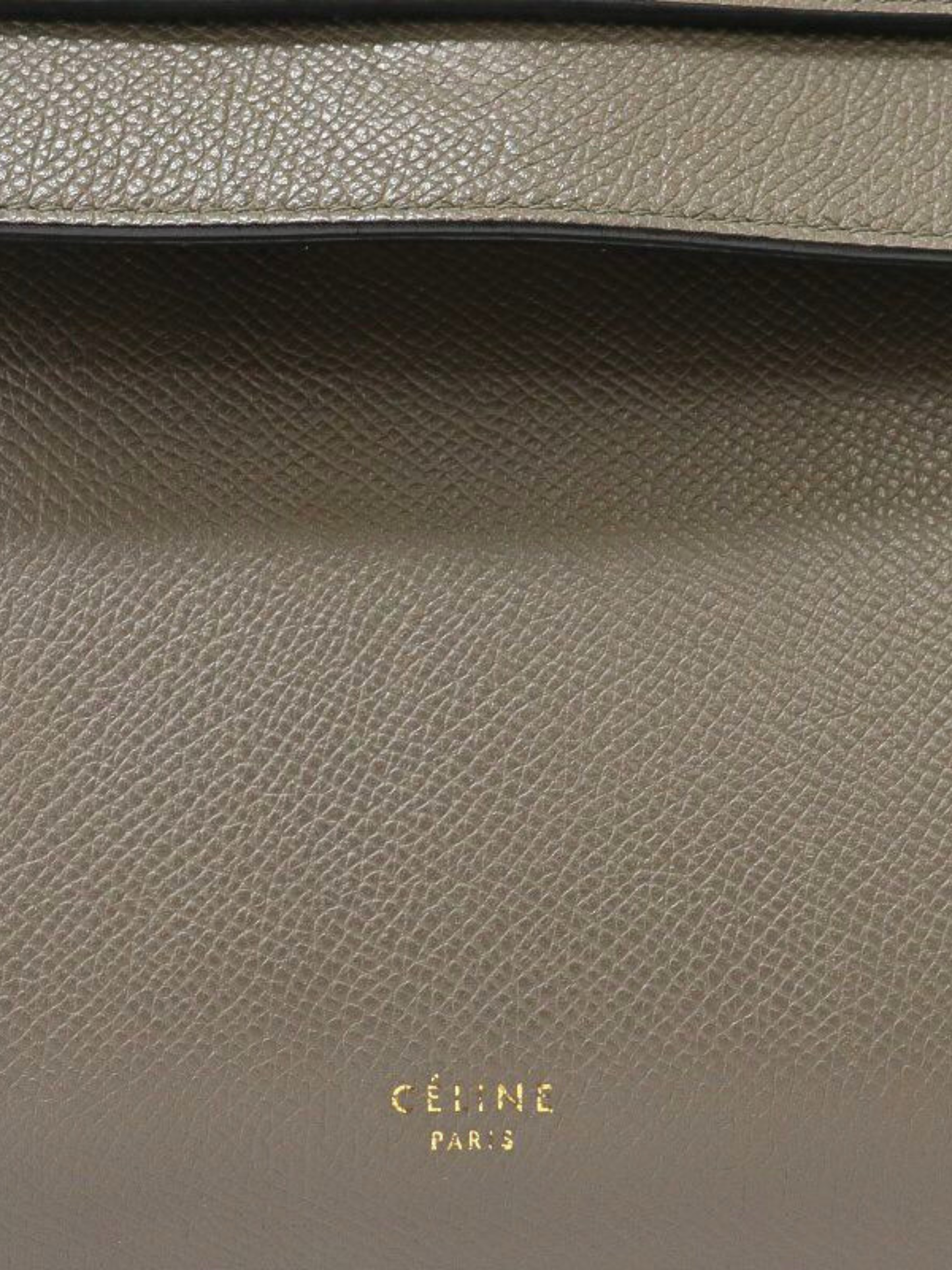 Celine 2010s Grey Leather Belt Bag Micro