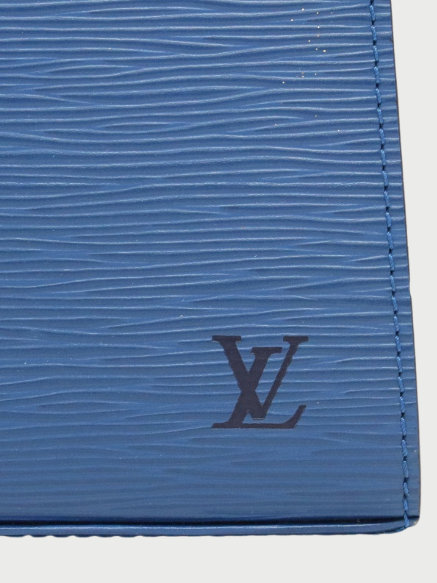 Louis Vuitton 1996 Toledo Blue Epi Leather Malesherbes Bag