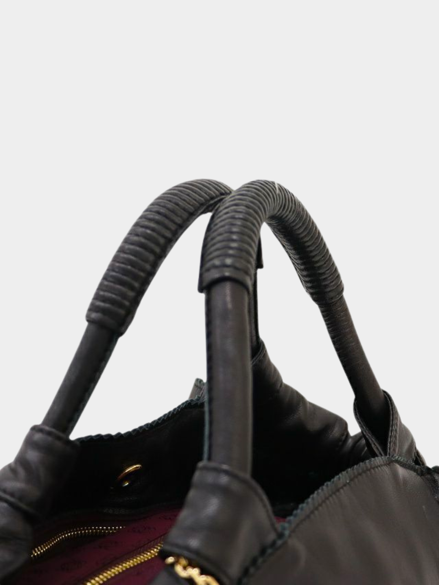 Loewe 2000s Black Leather Nappa Aire Bag