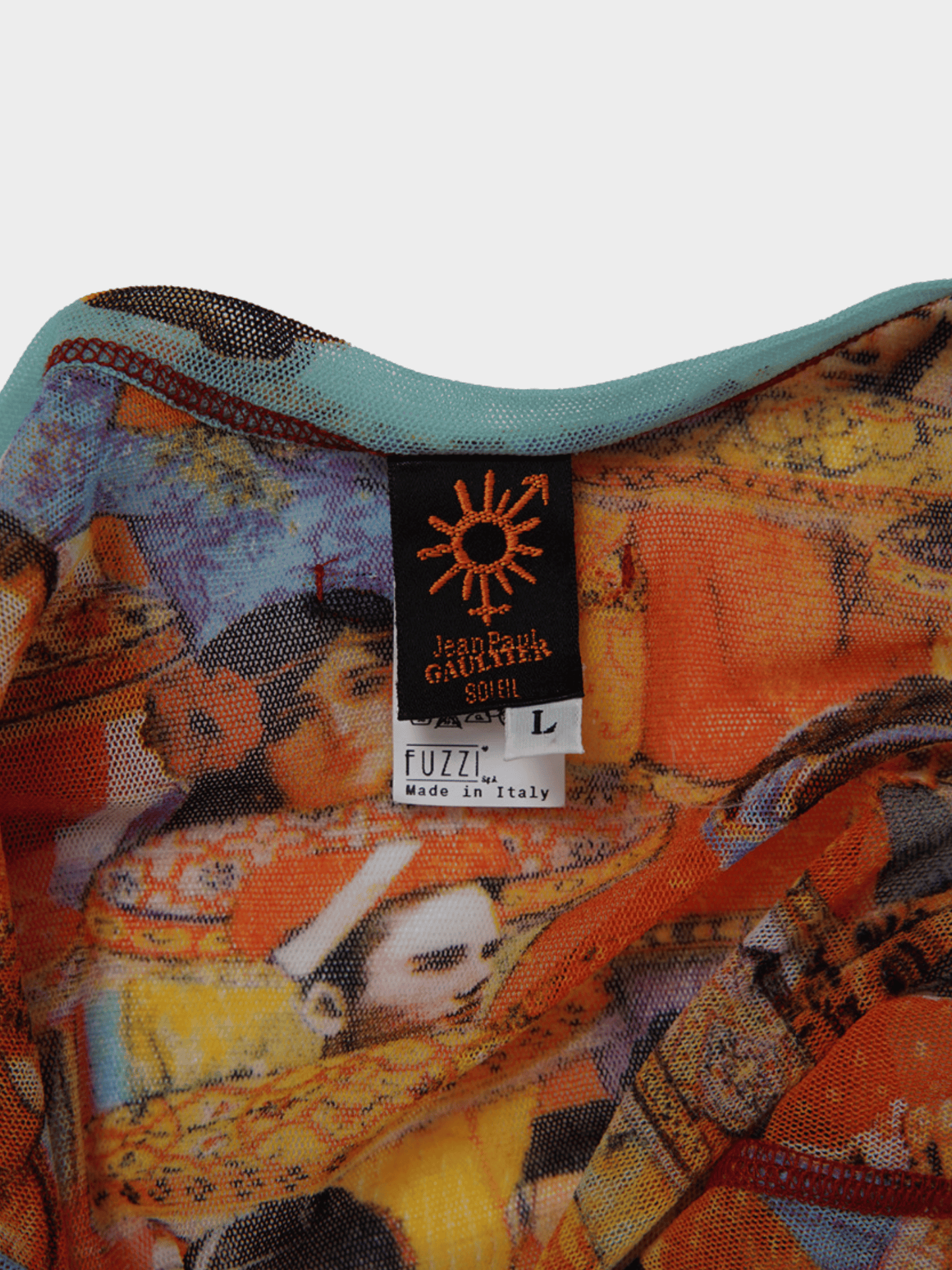 Jean Paul Gaultier SS 2003 Multicoloured Graphic Print Tank Top