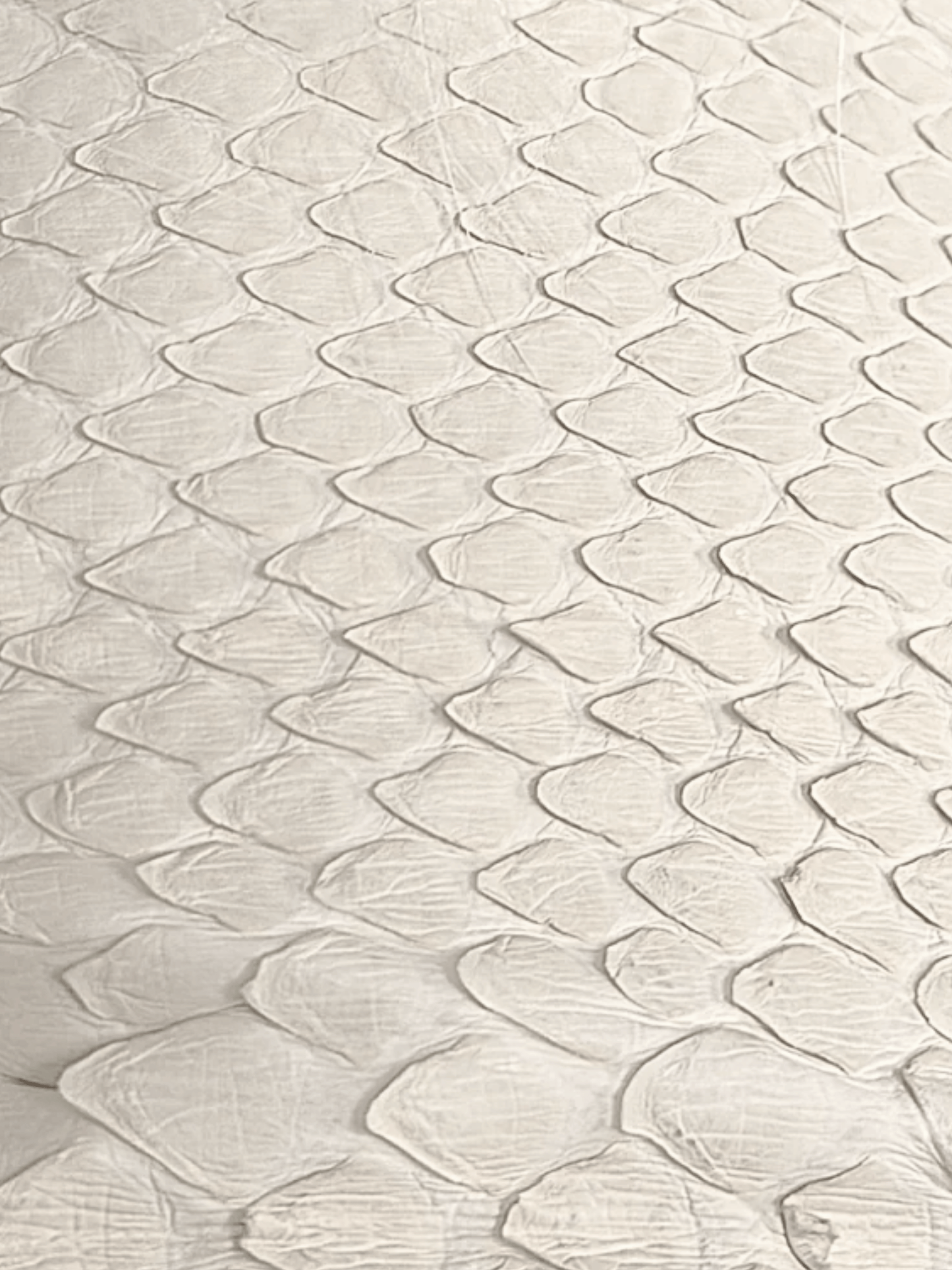 Roberto Cavalli FW 2005 White Leather, Fox & Snake Coat