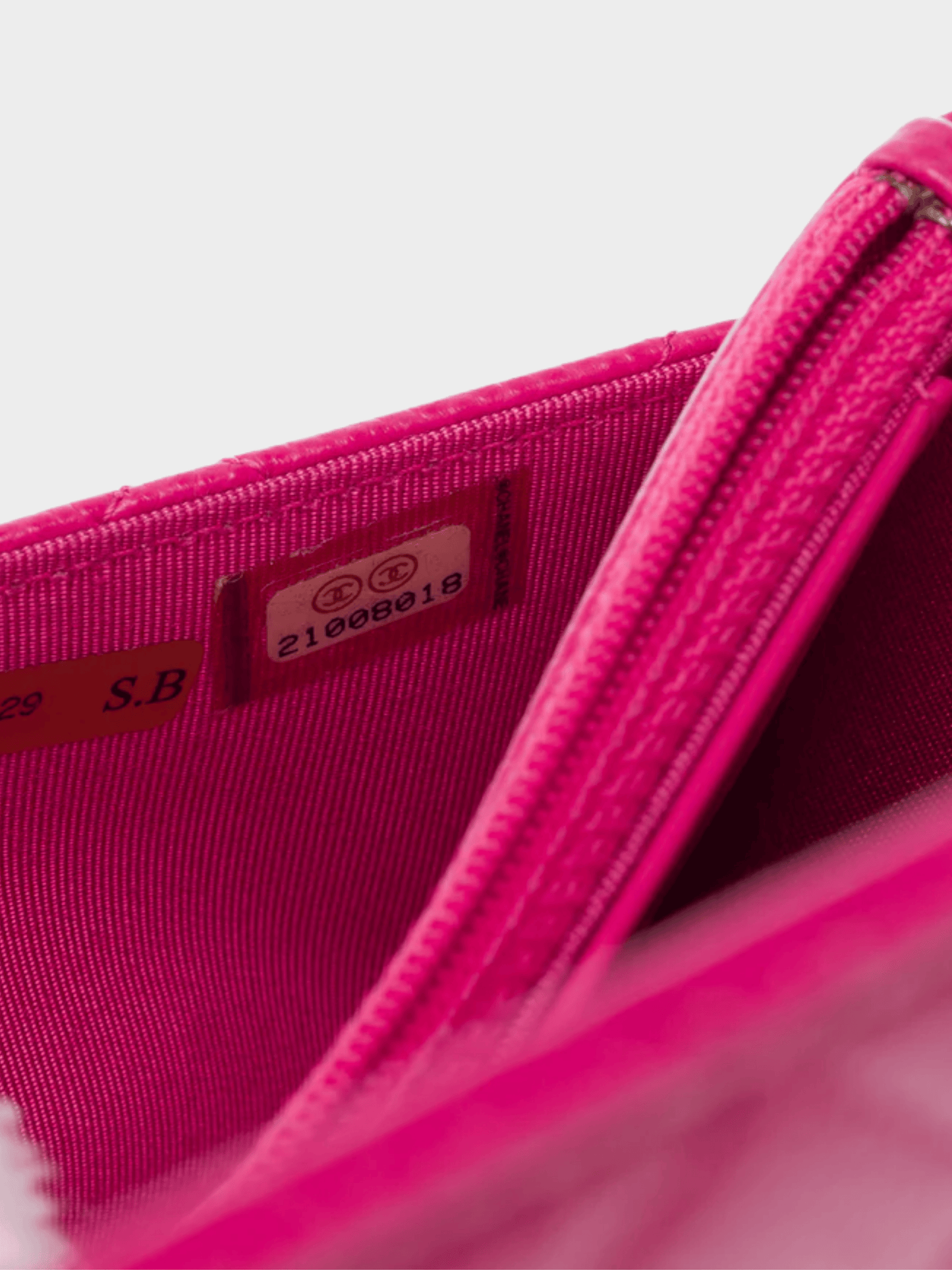 Chanel 2016 Hot Pink Leather Wallet on Chain Bag