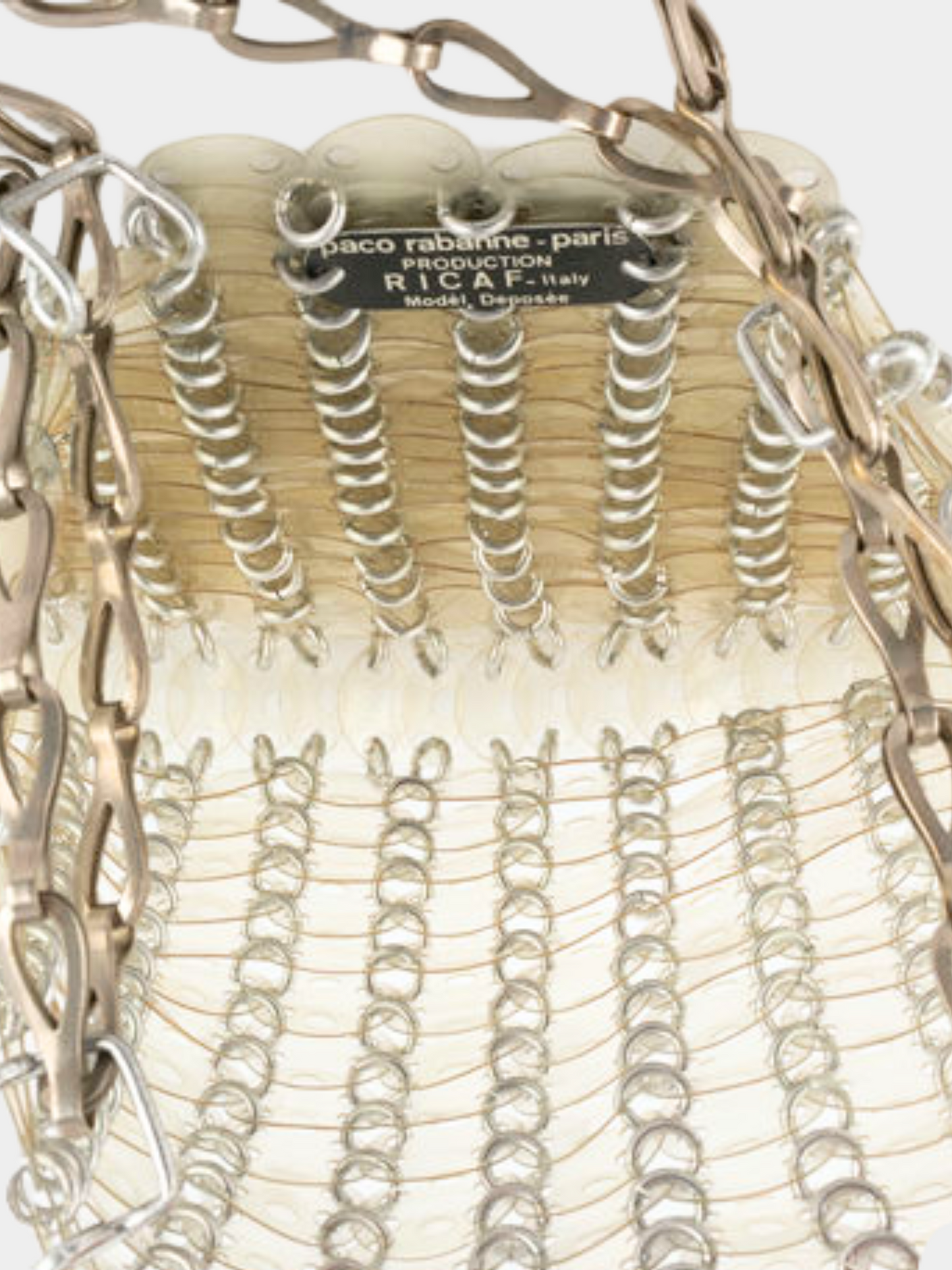 Paco Rabanne 1969 Transparent Chainmail Bag