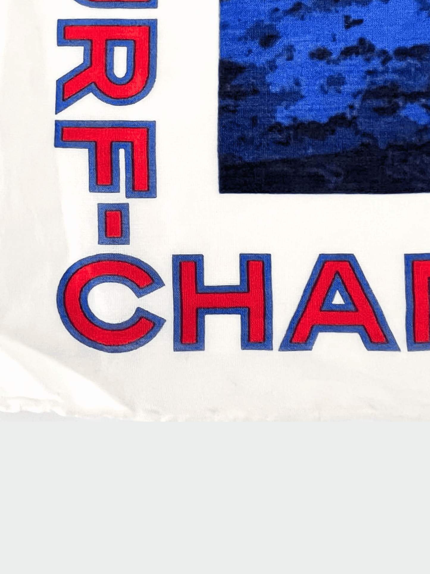 Chanel Surf SS 2002 Rare Cotton Printed Scarf
