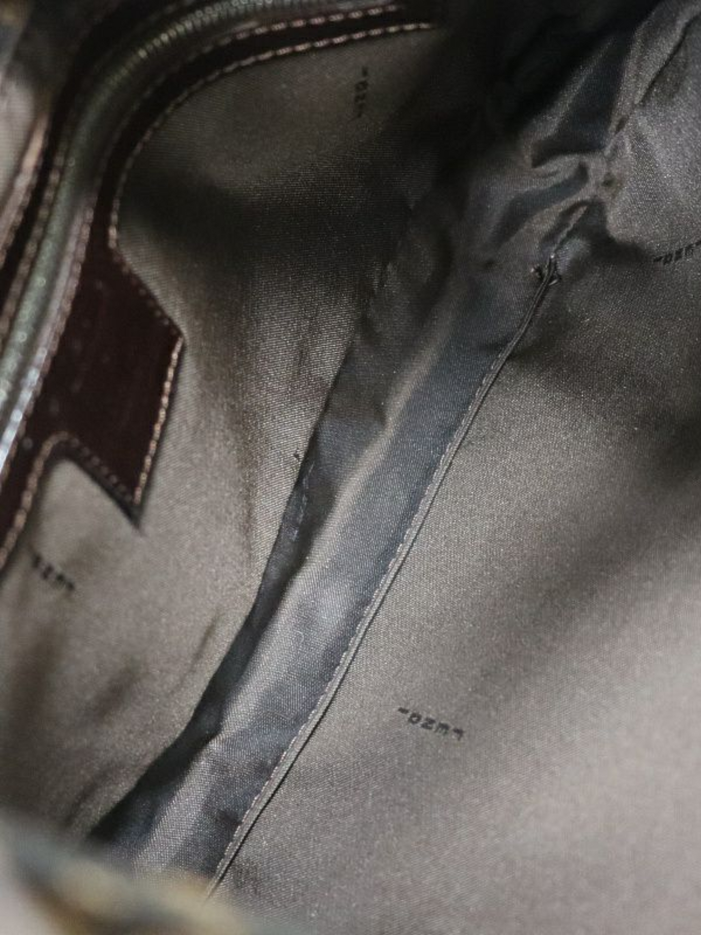 Fendi 2010s Brown Monogram Zucca Hobo Shoulder Bag