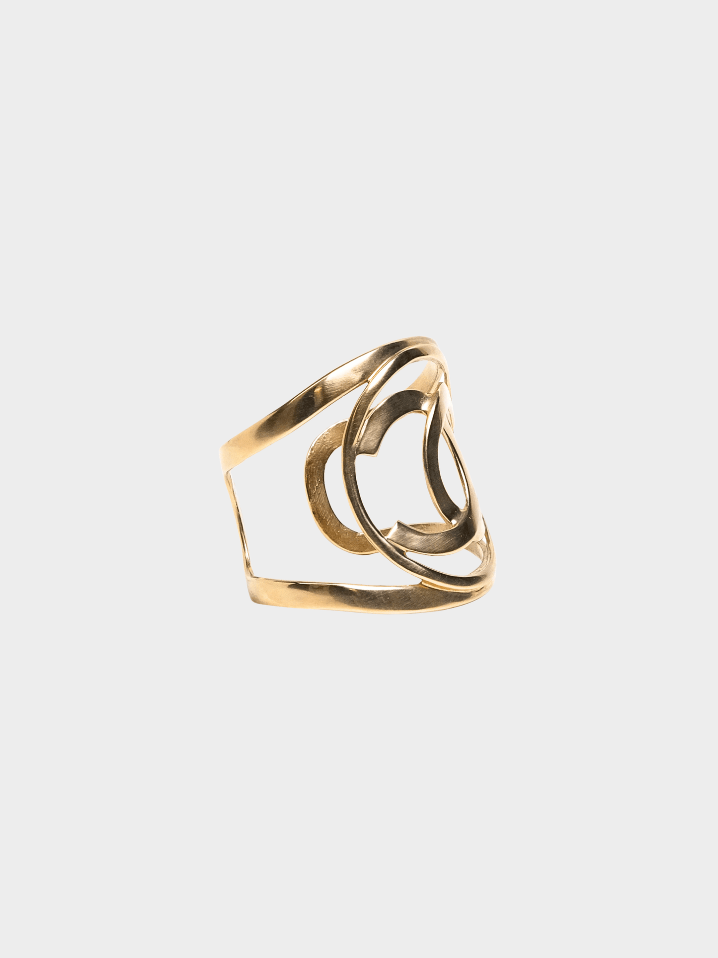 Chanel FW 2016 Champagne Gold Limited Cuff Bracelet