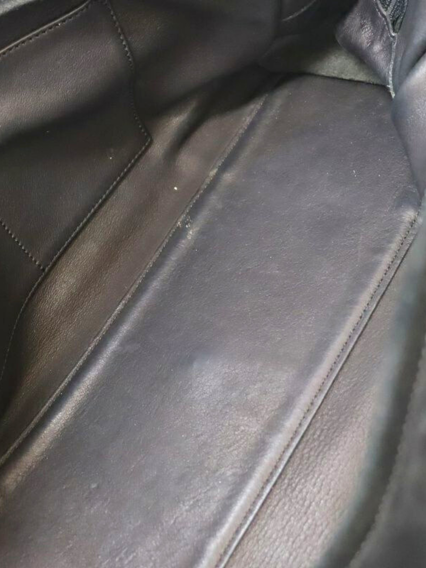 Loewe 2000s Black Suede and Leather Amazona 36 Bag