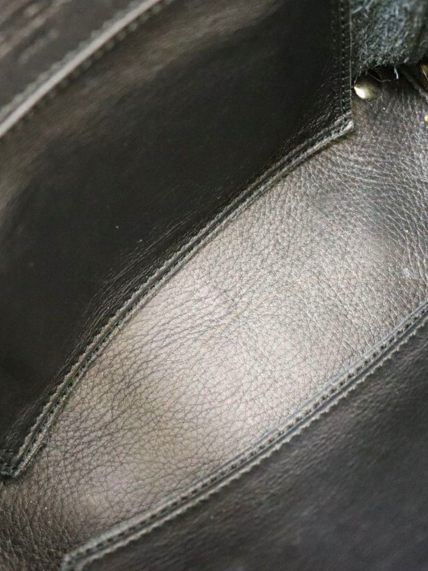 Balenciaga 2010s Black Leather Papier Mini Bag
