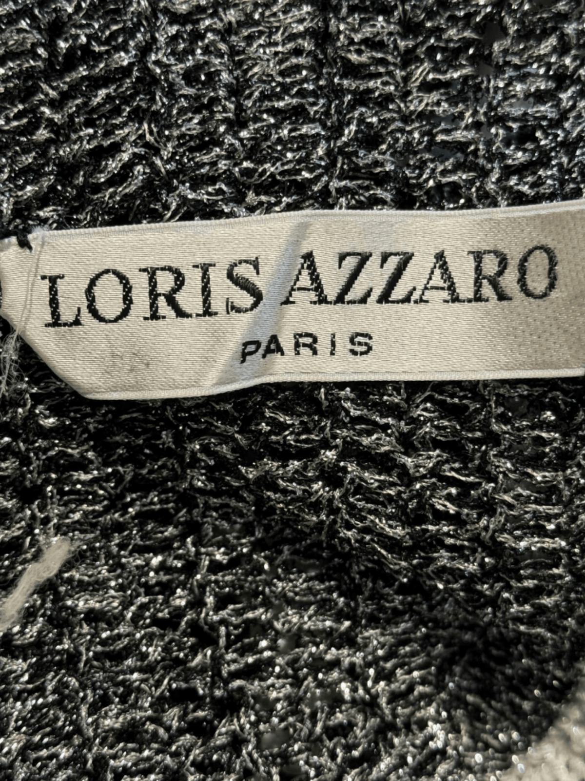 Loris Azzaro 1990s Black Pearl-Trimmed Jacket